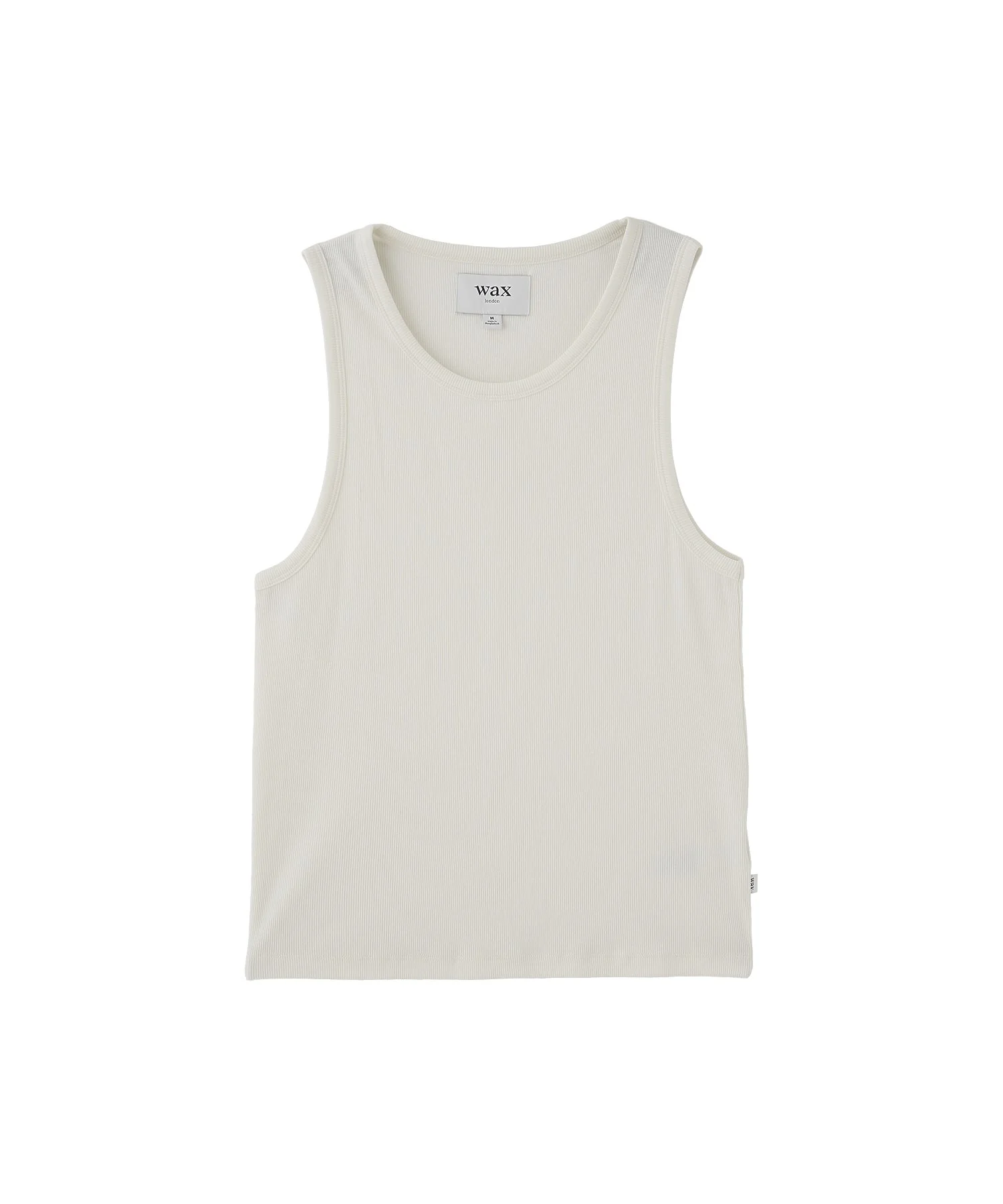 WAX LONDON/ワックスロンドン/MONTAGUE VEST RIB SS25-TEE-MON-AXH-ECR - Image 9