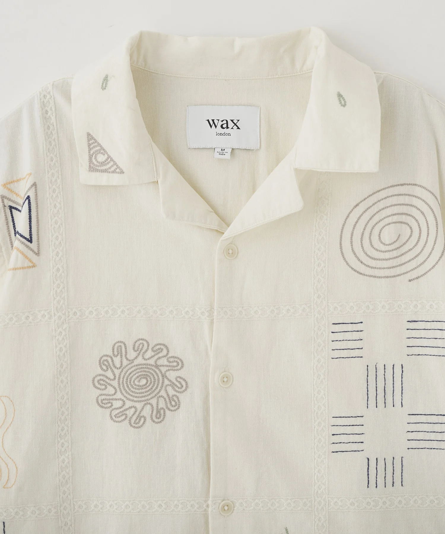 WAX LONDON/ワックスロンドン/DIDCOT DOODLE EMBROIDERY SS25-SSS-DID-BRX-ECM - Image 3