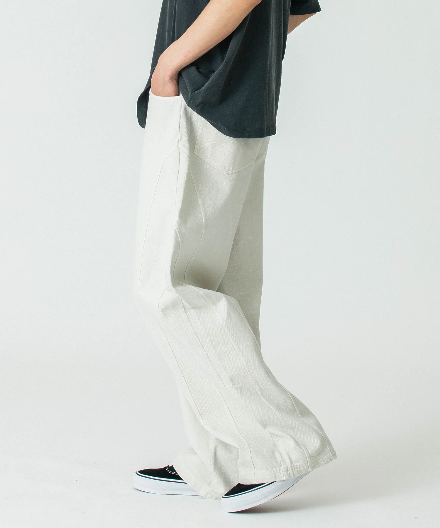 PAS UNE MARQUE/パ・ズュヌ・マルク/CURVED DENIM 506 - Image 2