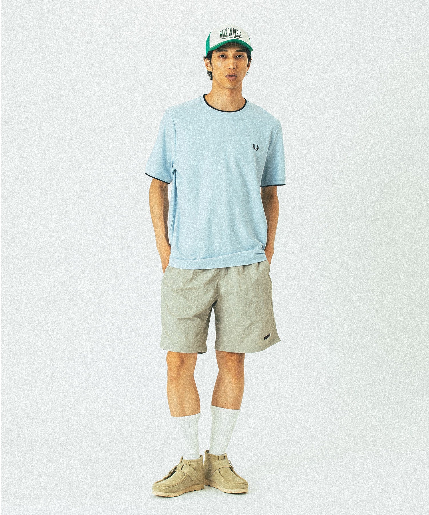 FRED PERRY/フレッドペリー/CREPE PIQUE T-SHIRT M8585 - Image 4