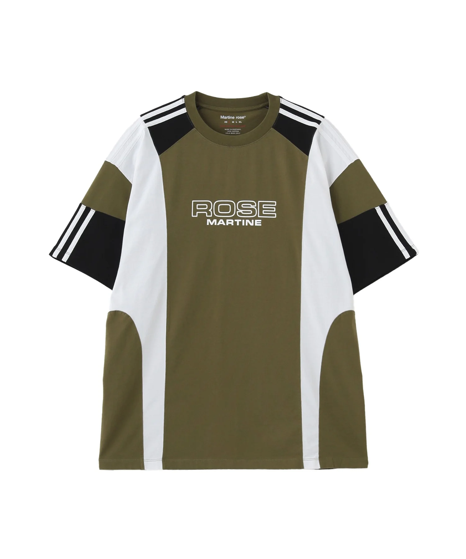 MARTINE ROSE/マーティン ローズ/OVERSIZED PANELLED T-SHIRT 630JE01411D - Image 8
