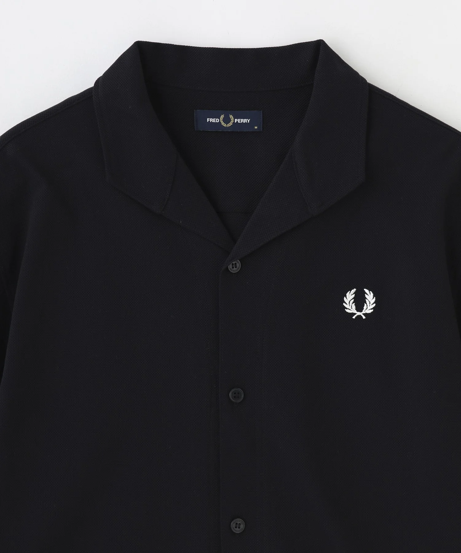 FRED PERRY/フレッドペリー/MESH BUTTON THROUGH SHIRT M9819 - Image 3