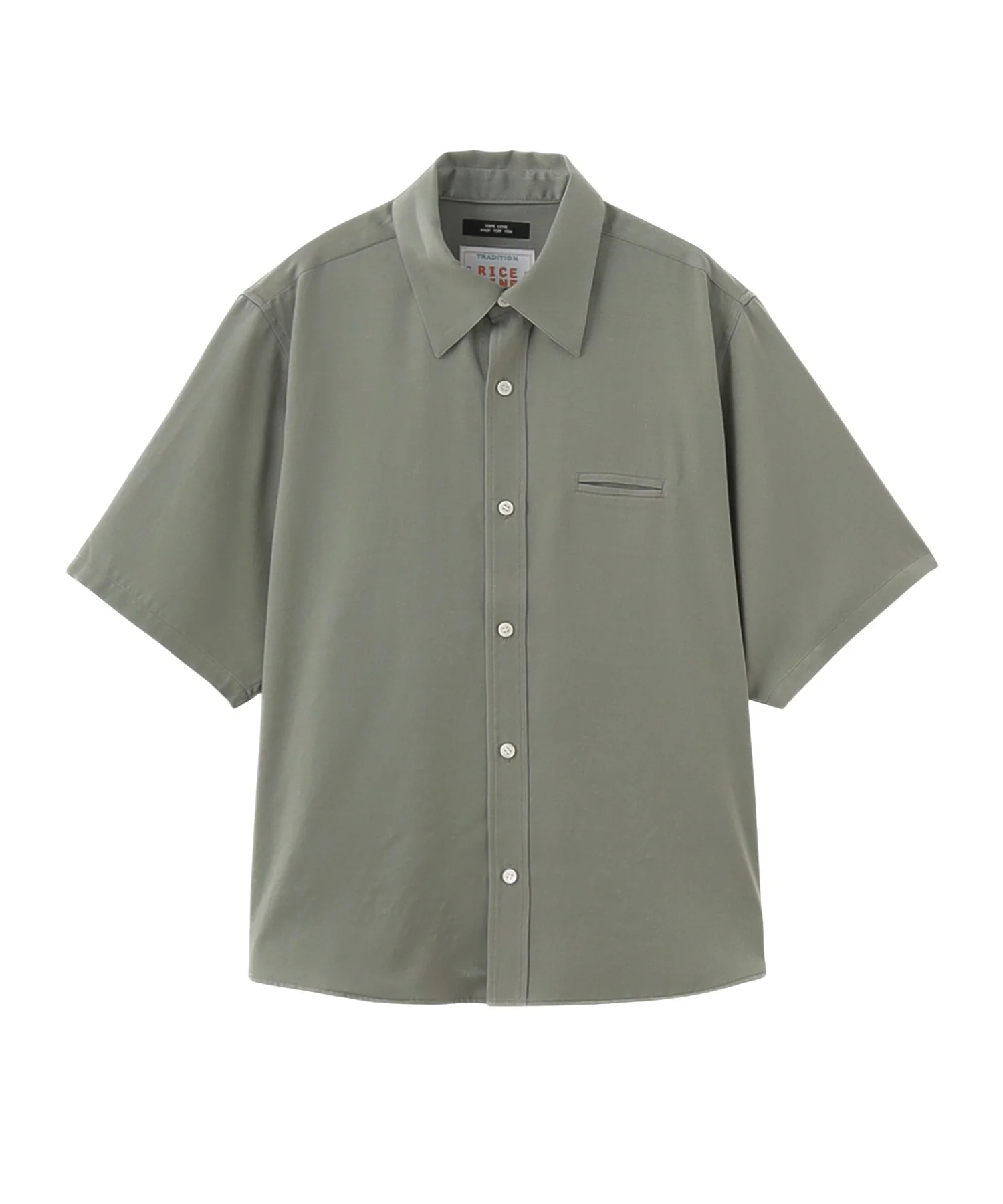 RICE NINE TEN/ライスナインテン/MEDIUM-SHORT CUPRO SATIN SHIRT SH-SHO - Image 11