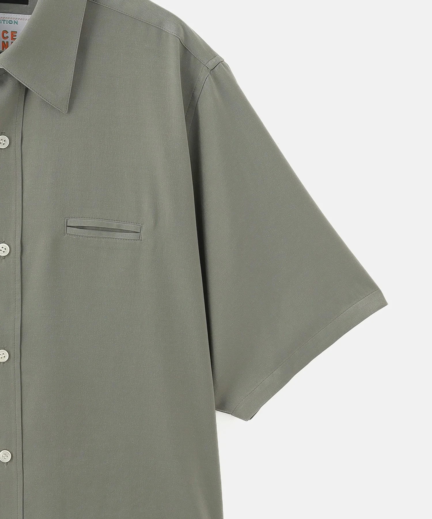 RICE NINE TEN/ライスナインテン/MEDIUM-SHORT CUPRO SATIN SHIRT SH-SHO - Image 5