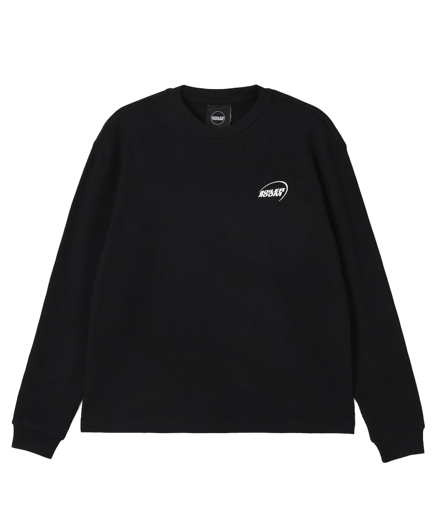 BOILER ROOM/ボイラールーム/WAFFLE LONG SLEEVE AW25LS01BLK