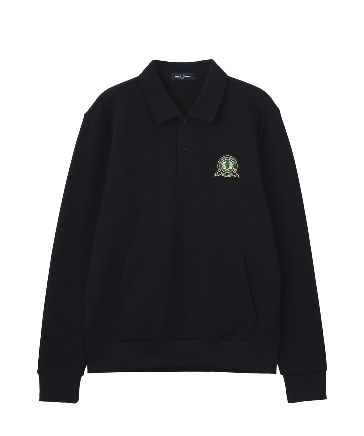 FRED PERRY/フレッドペリー/TENNIS BADGE COLLARED SWEATSHIRT M1382 - Image 11