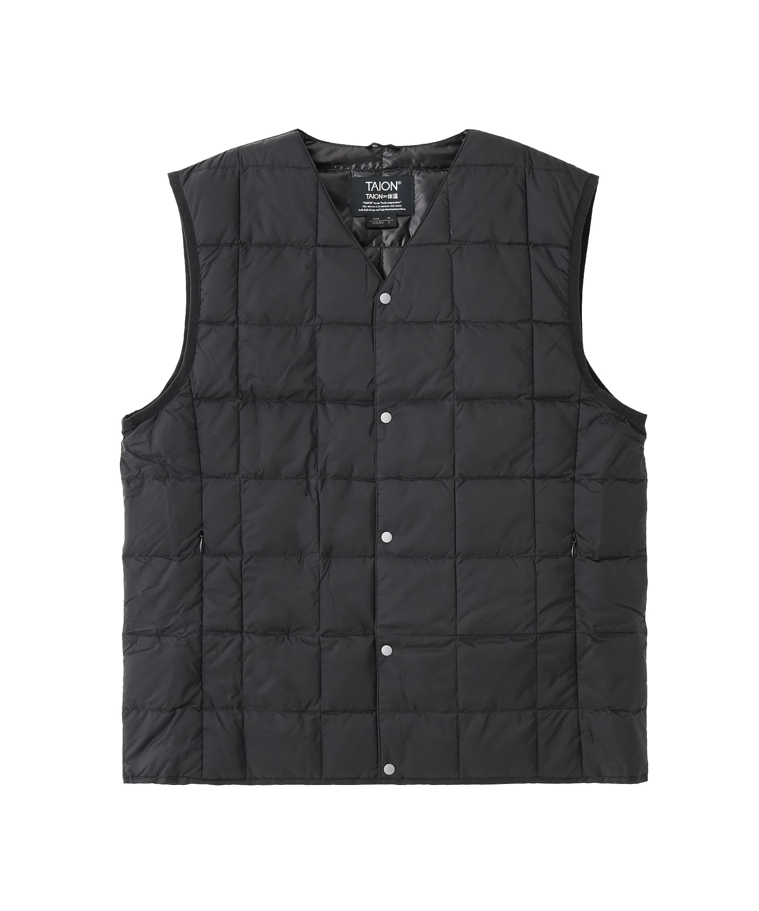 TAION/タイオン/V NECK BUTTON DOWN VEST TAION-001 - Image 13