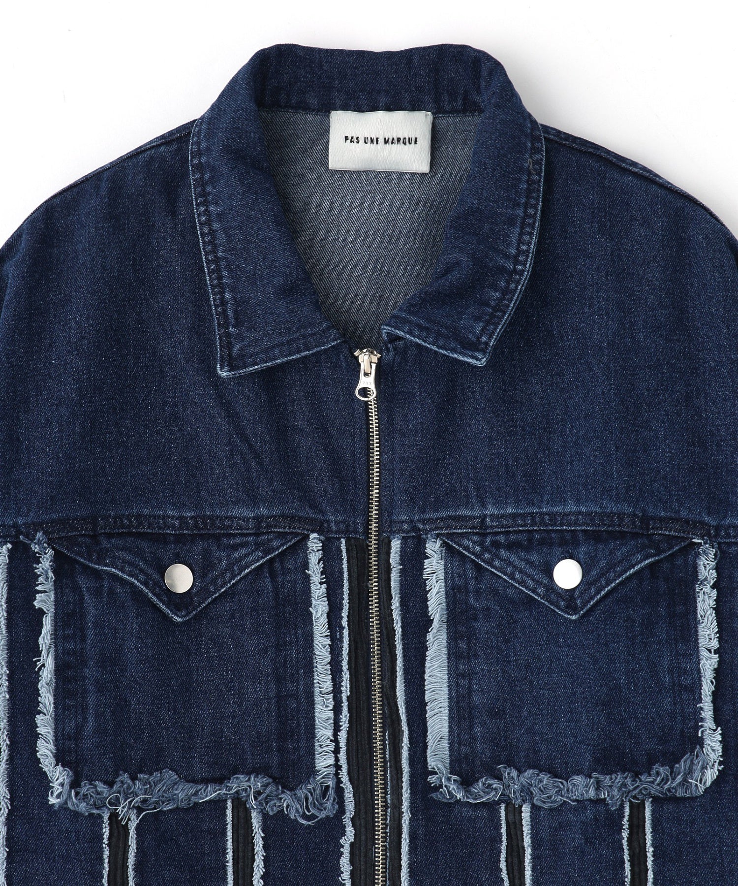PAS UNE MARQUE/パ・ズュヌ・マルク/Double Paneled Denim Jacket PAS-594 - Image 3