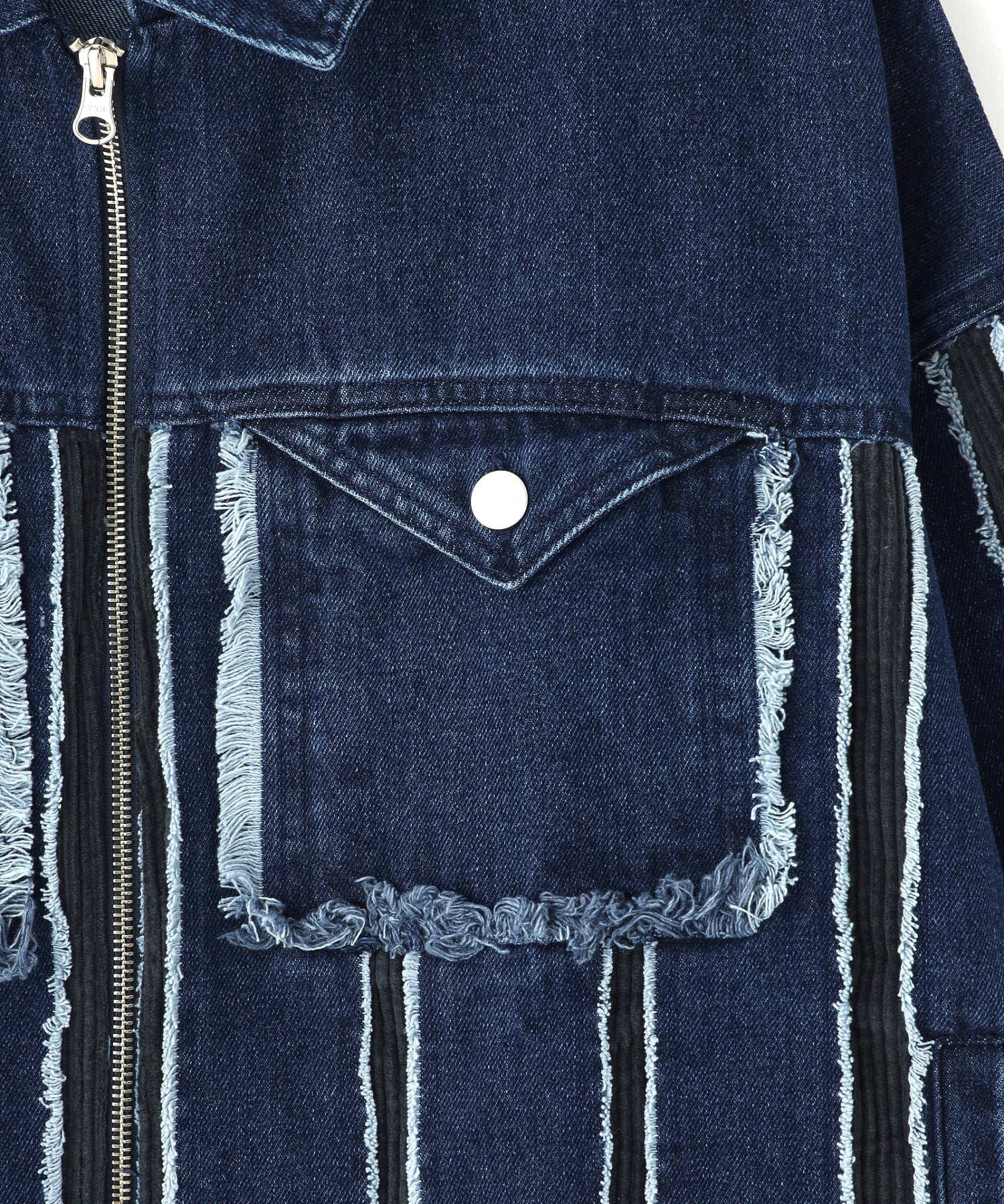 PAS UNE MARQUE/パ・ズュヌ・マルク/Double Paneled Denim Jacket PAS-594 - Image 4