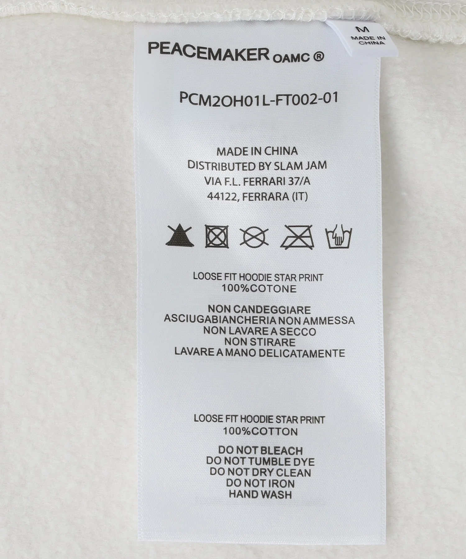 PEACEMAKER/ピースメーカー/Loose Fit Hoodie Star Print PCM2OH01LFT00201 - Image 10
