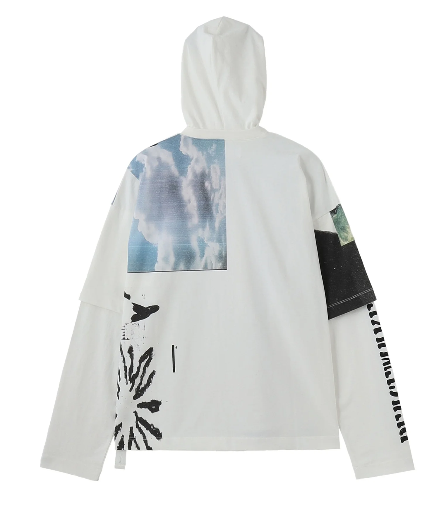 PEACEMAKER/ピースメーカー/Hooded Tee Collage Print PCM2OT08GJE00795 - Image 2