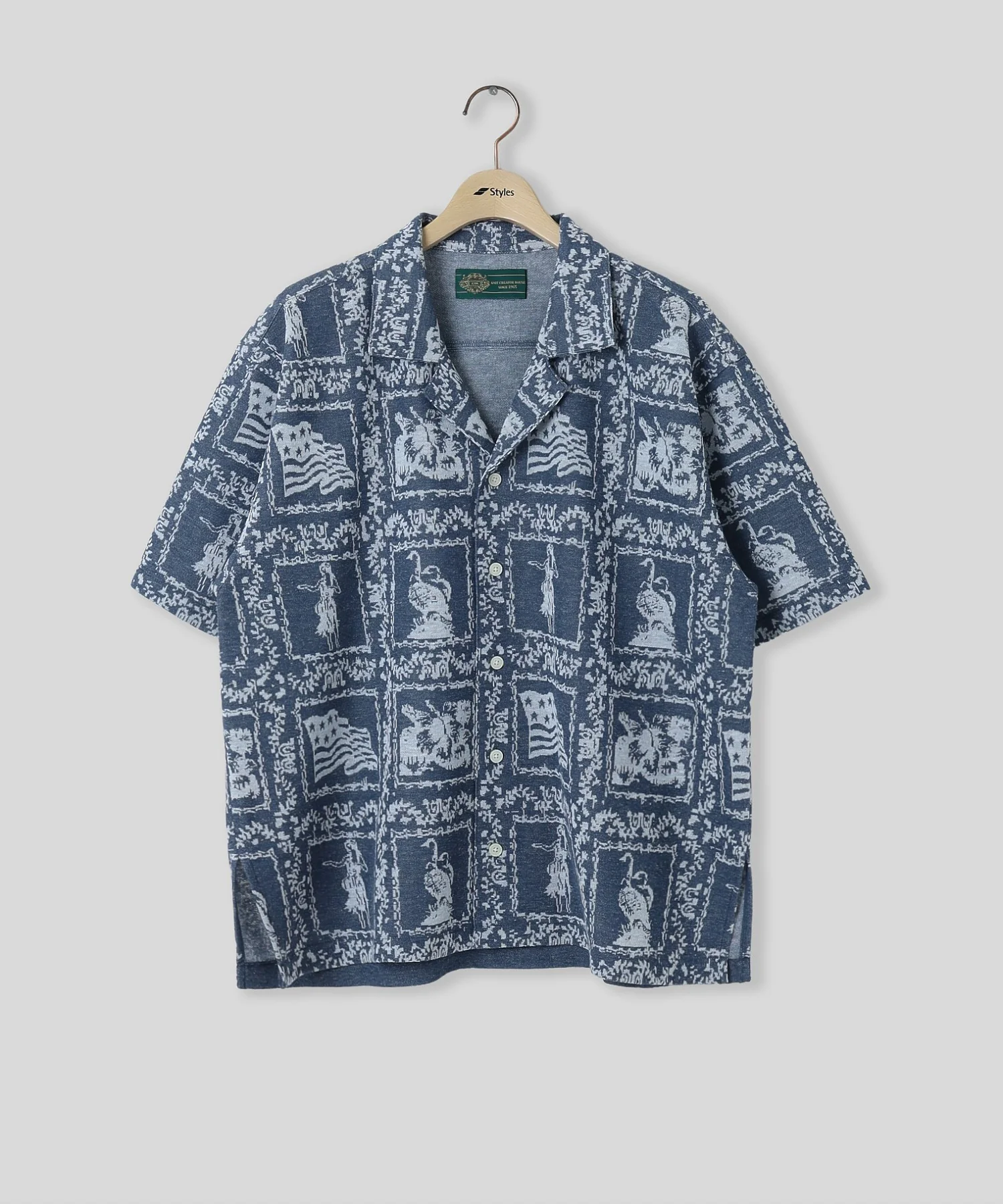 gimcontext/ジム コンテキスト/Aloha Open Collar Knit Shirt 26105310 - Image 12