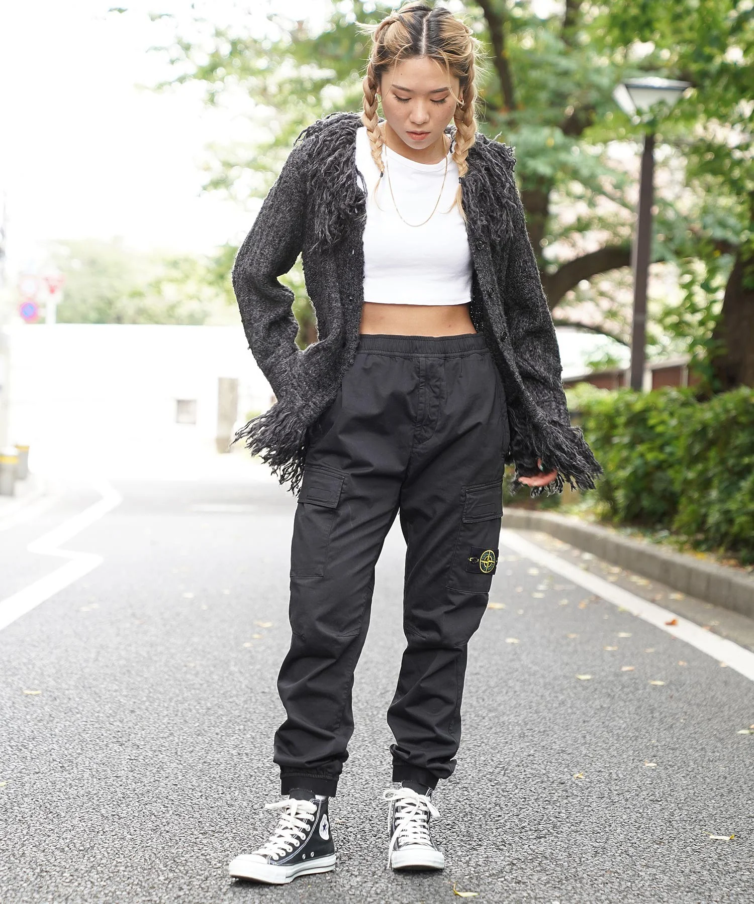 TheOpen Product /ザオープンプロダクト FRINGE DETAIL CARDIGAN GTO214KT005 - Image 9