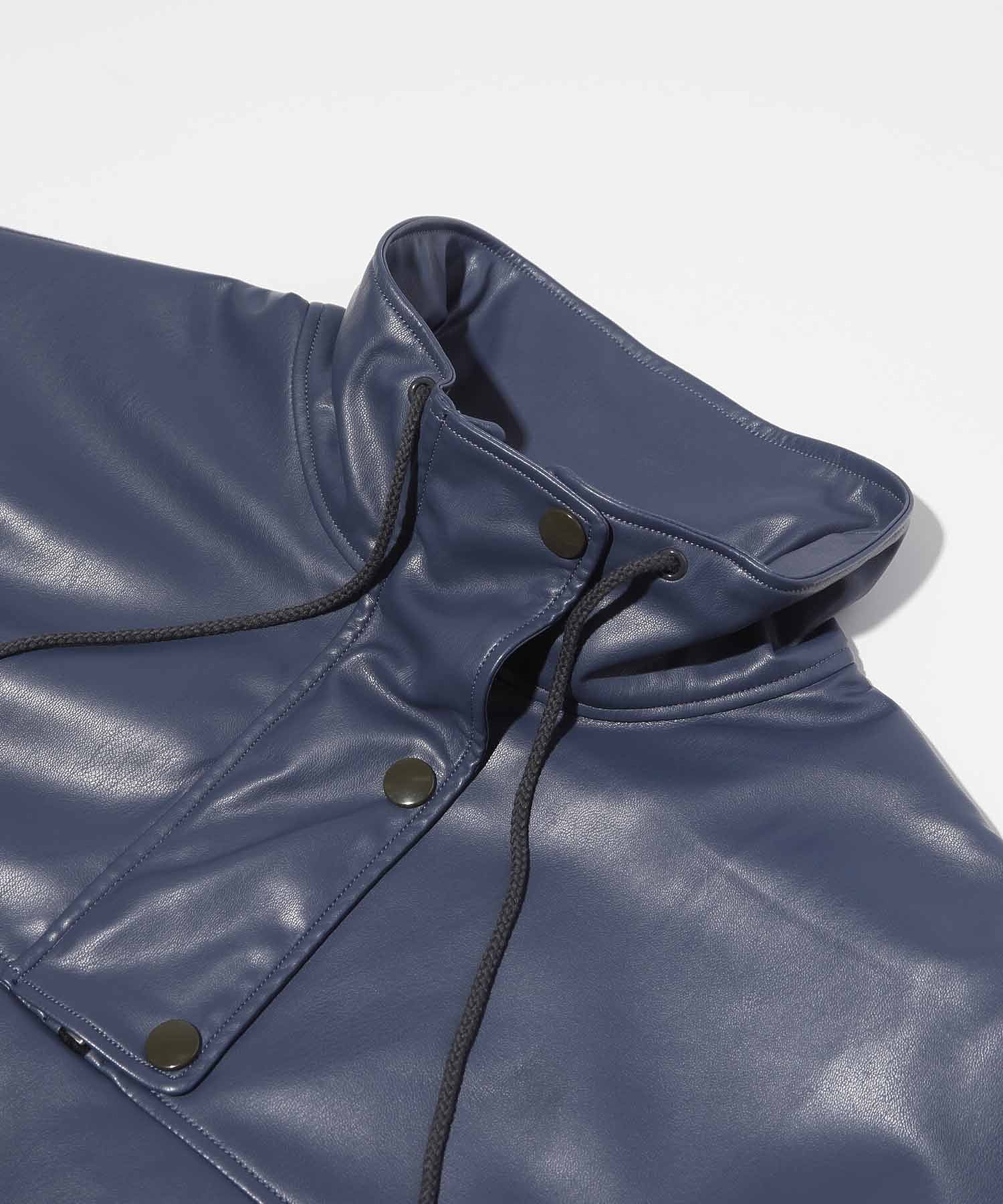 FILL THE BILL /フィルザビル/ FAKE LEATHER ANORAK 201-212044 - Image 12