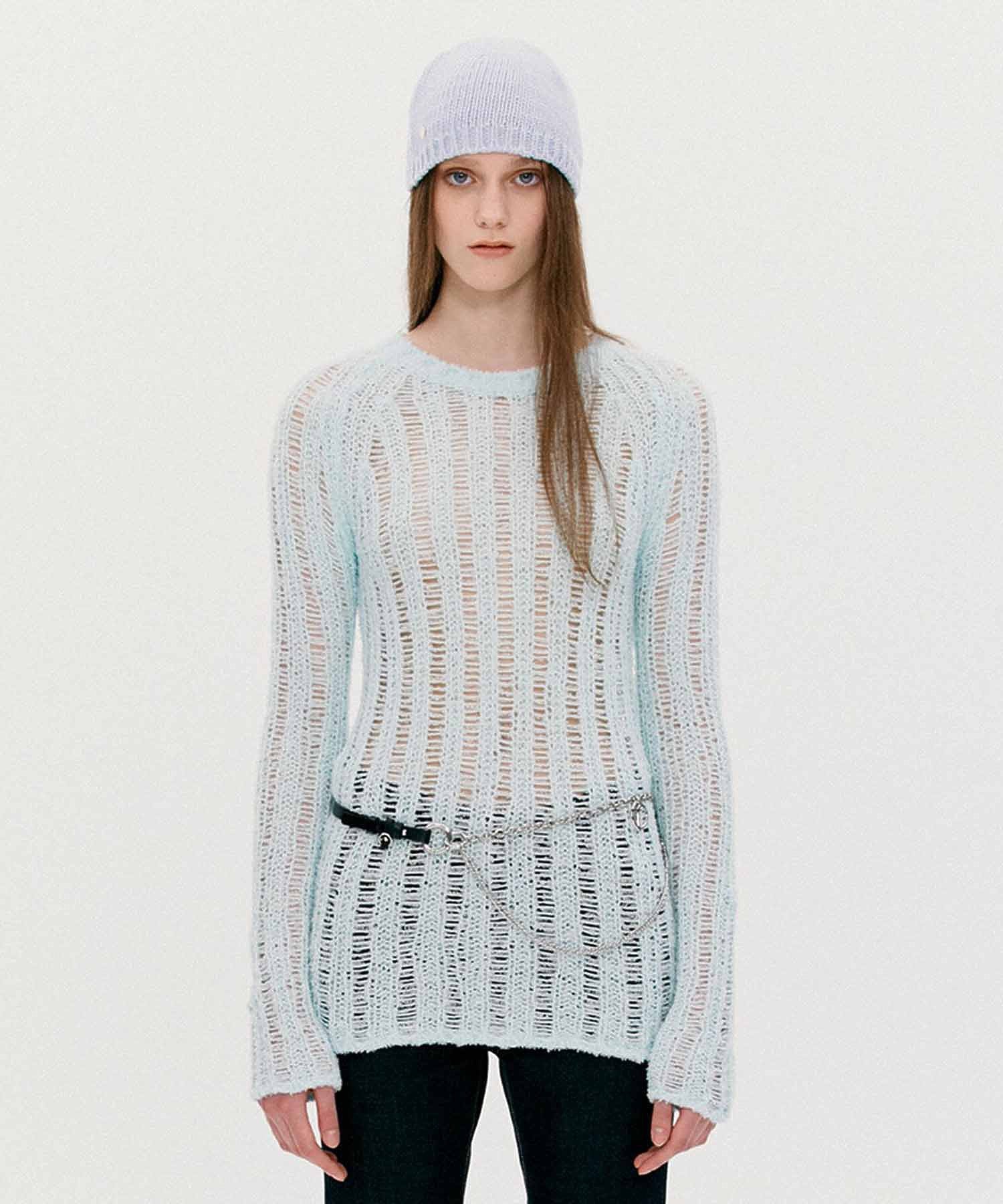 TheOpen Product /ザオープンプロダクト/RAGLAN OPEN SWEATER GTO221KT004