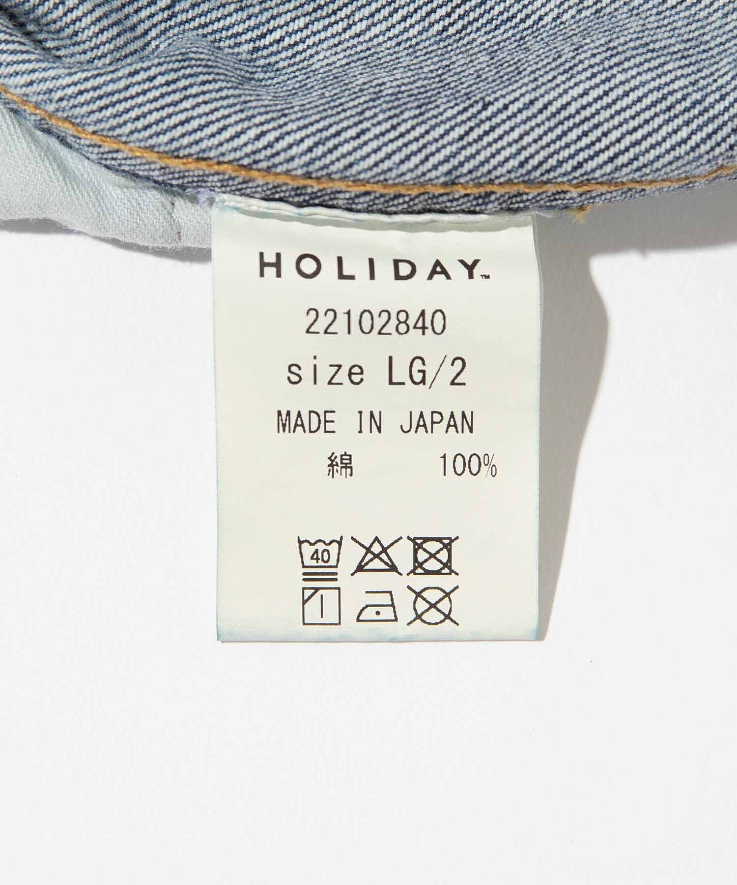 HOLIDAY /ホリデイ/ HIGH WAIST BELL-BOTTOM DENIM PANTS 22102840 - Image 16