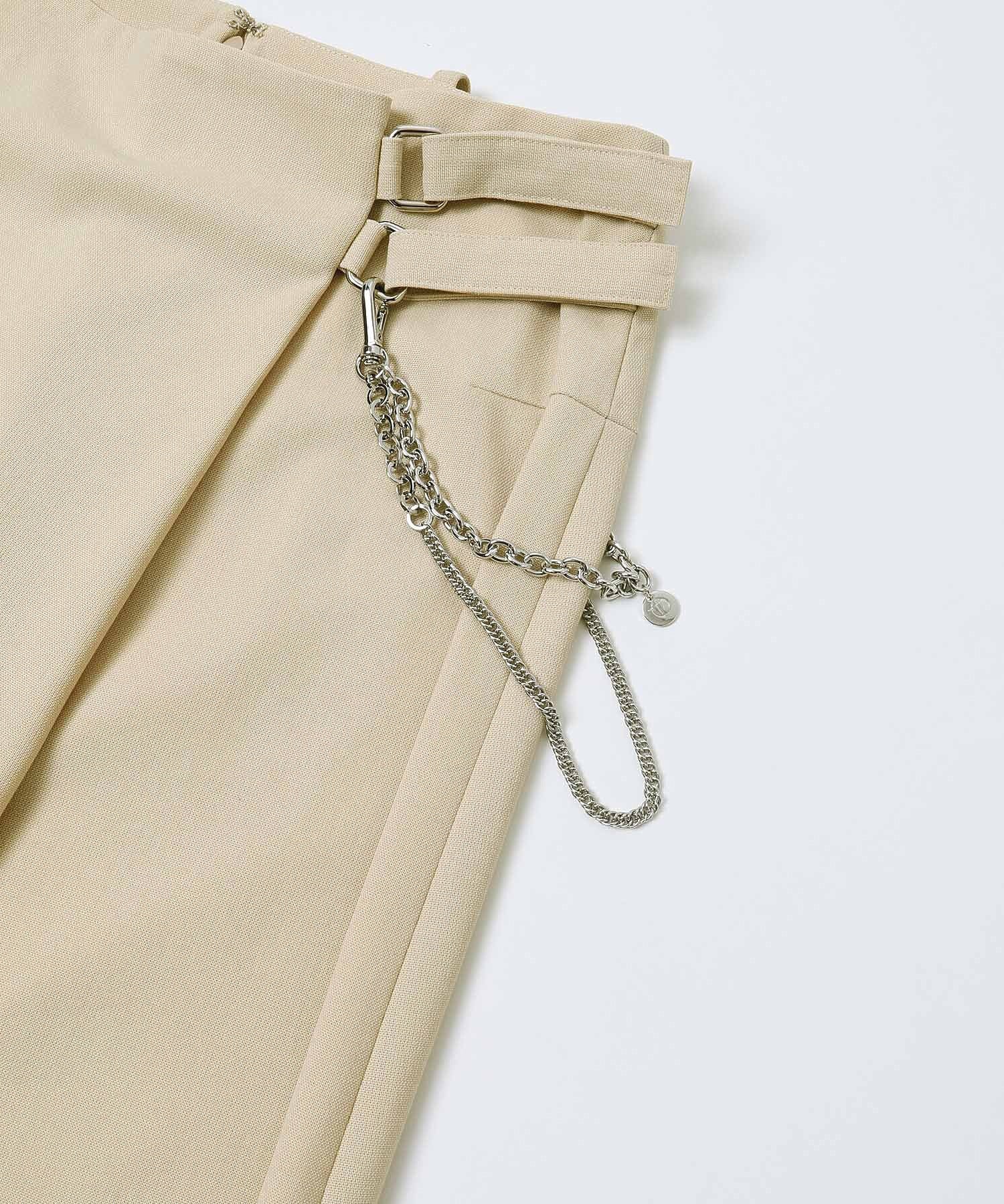 THE OPEN PRODUCT/ザオープンプロダクト/ DETACHABLE CHAIN WRAP SKIRT GTO221SK001 - Image 16