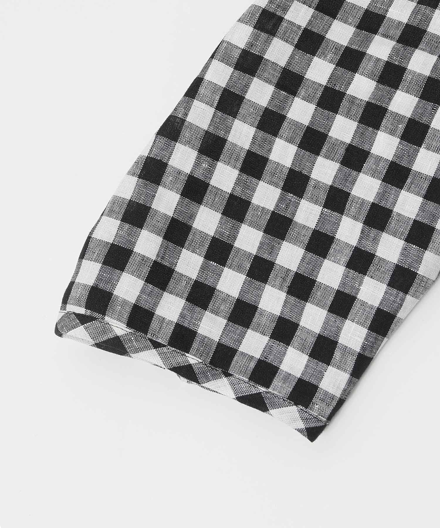 HOLIDAY /ホリデイ/ GINGAHAM CHECK LINEN SAILOR SHIRT - Image 16