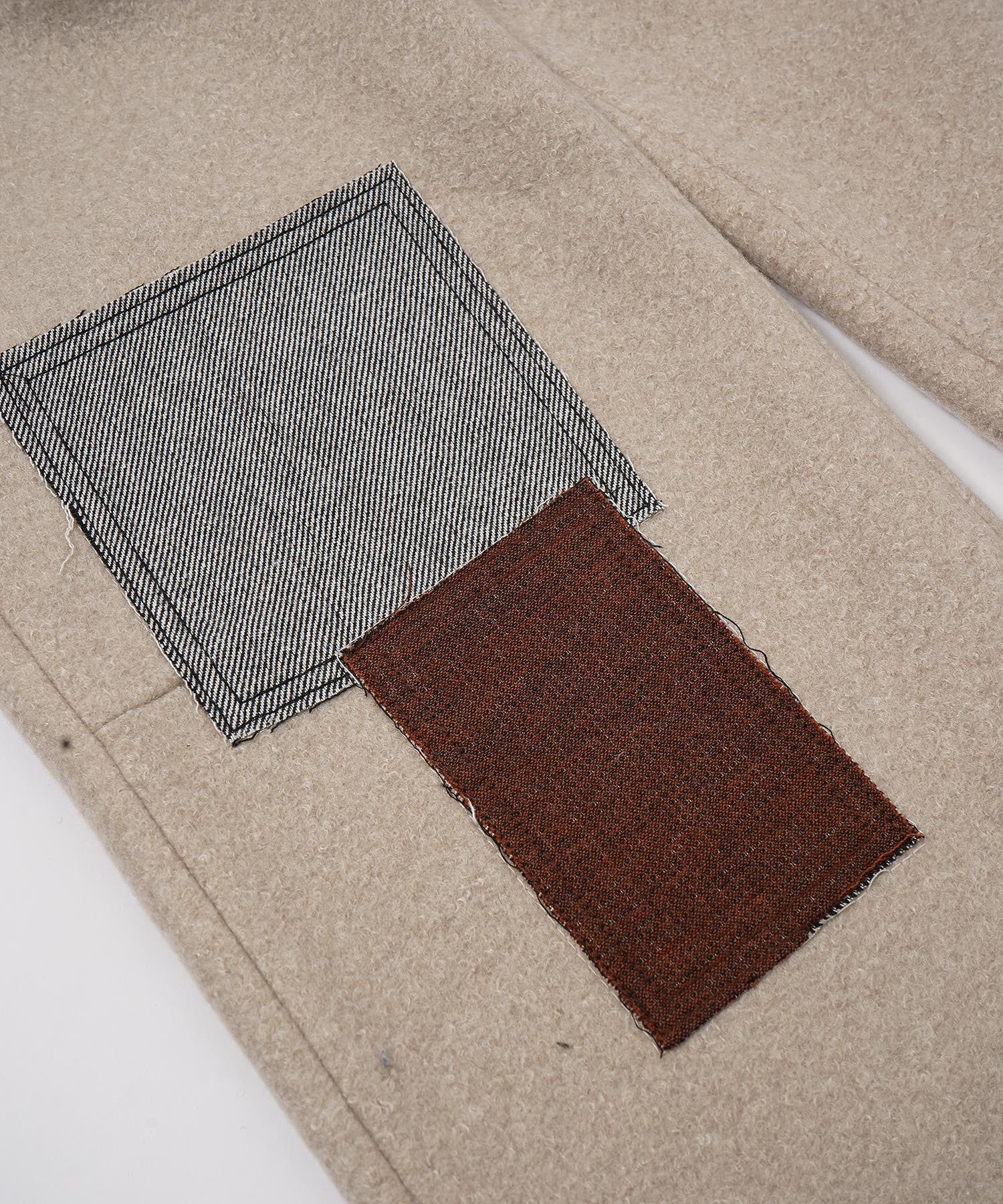 THE OPEN PRODUCT /ザオープンプロダクト/ RAW-CUT PATCHWORK PANTS/GTO224PT004 - Image 6