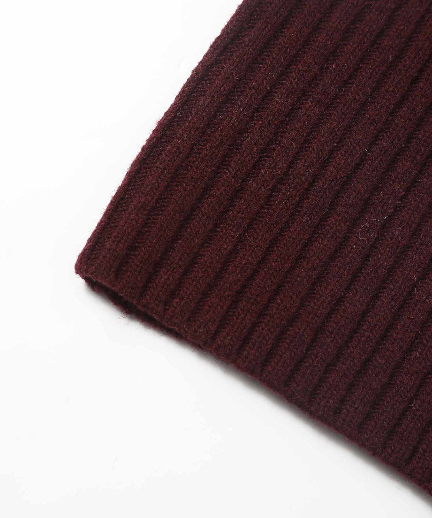CLANE/クラネ/ DOUBLE FACE CENTER SLIT RIB KNIT TOPS 13106-2332 - Image 6