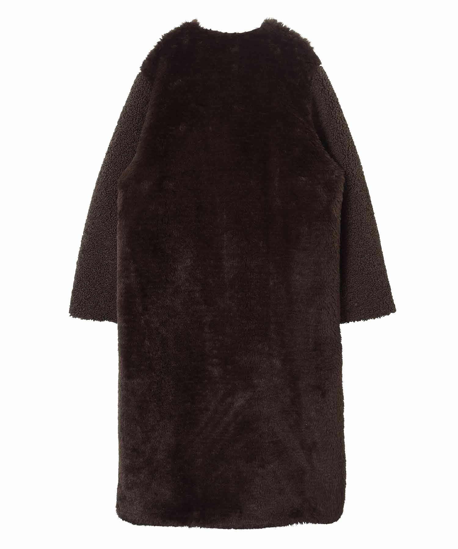 CLANE /クラネ/ MIX FUR COCOON COAT 13101-0062 - Image 3