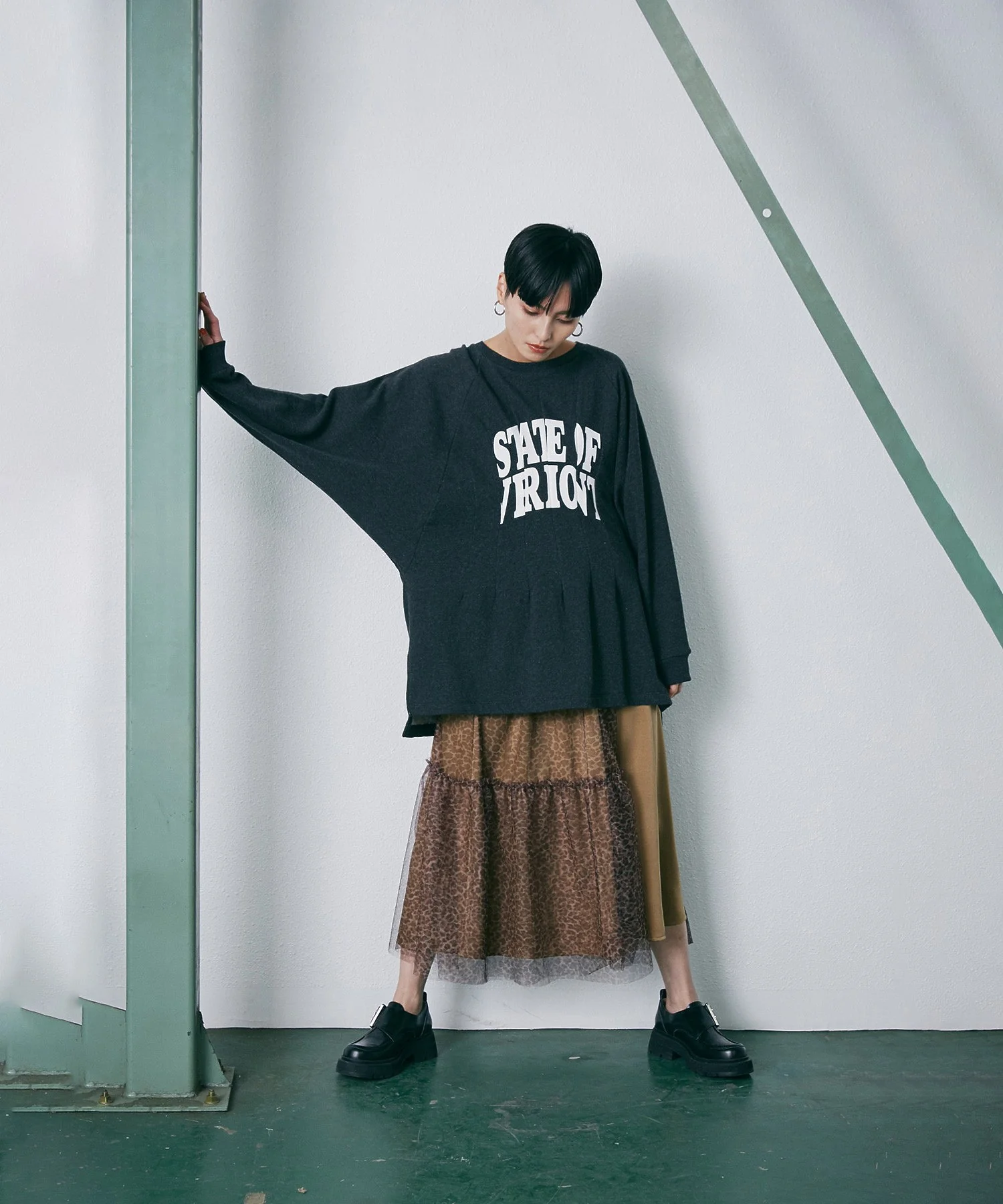 チュールレイヤードスカート - Image 5