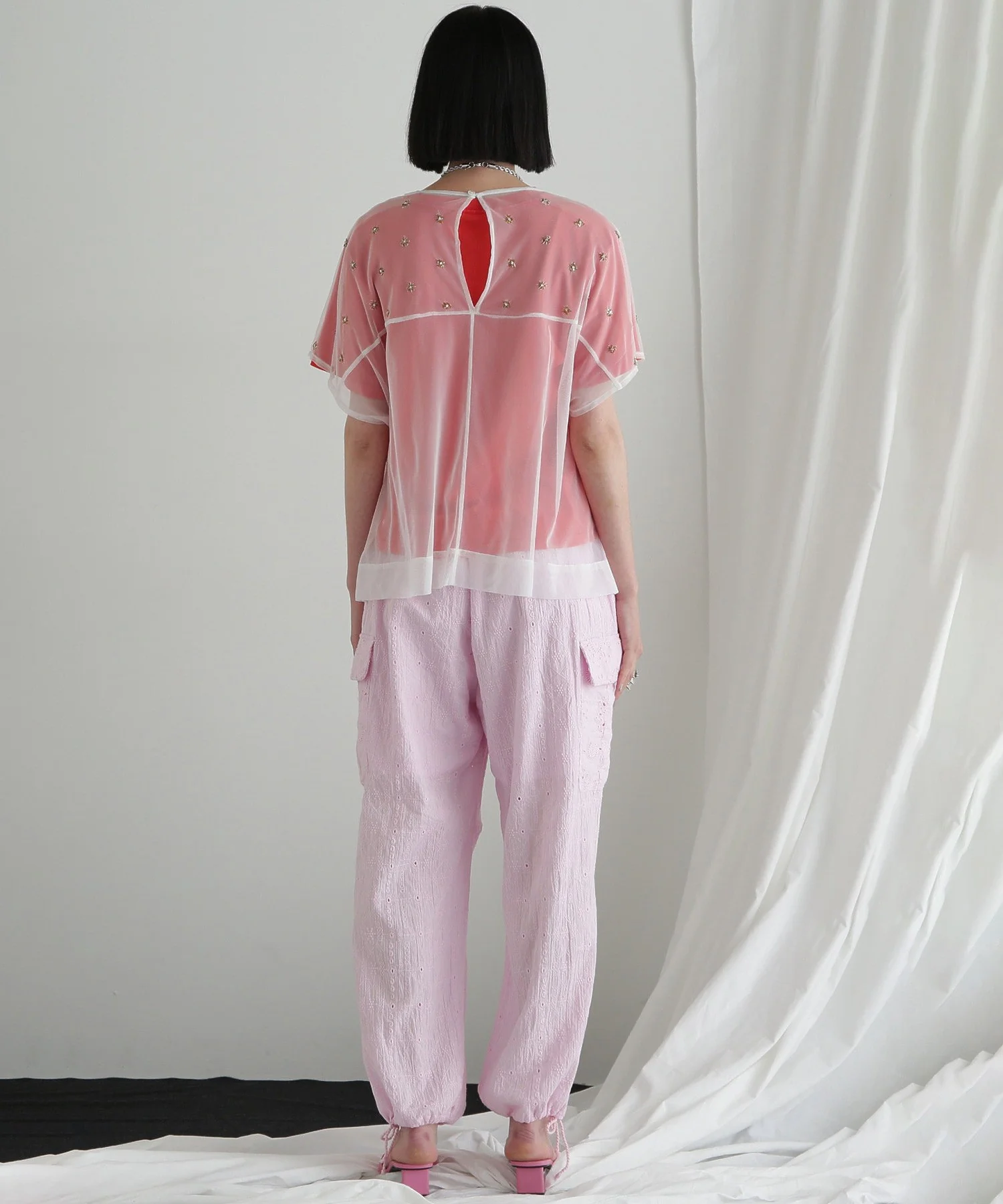 チュールシアーブラウス - Image 4