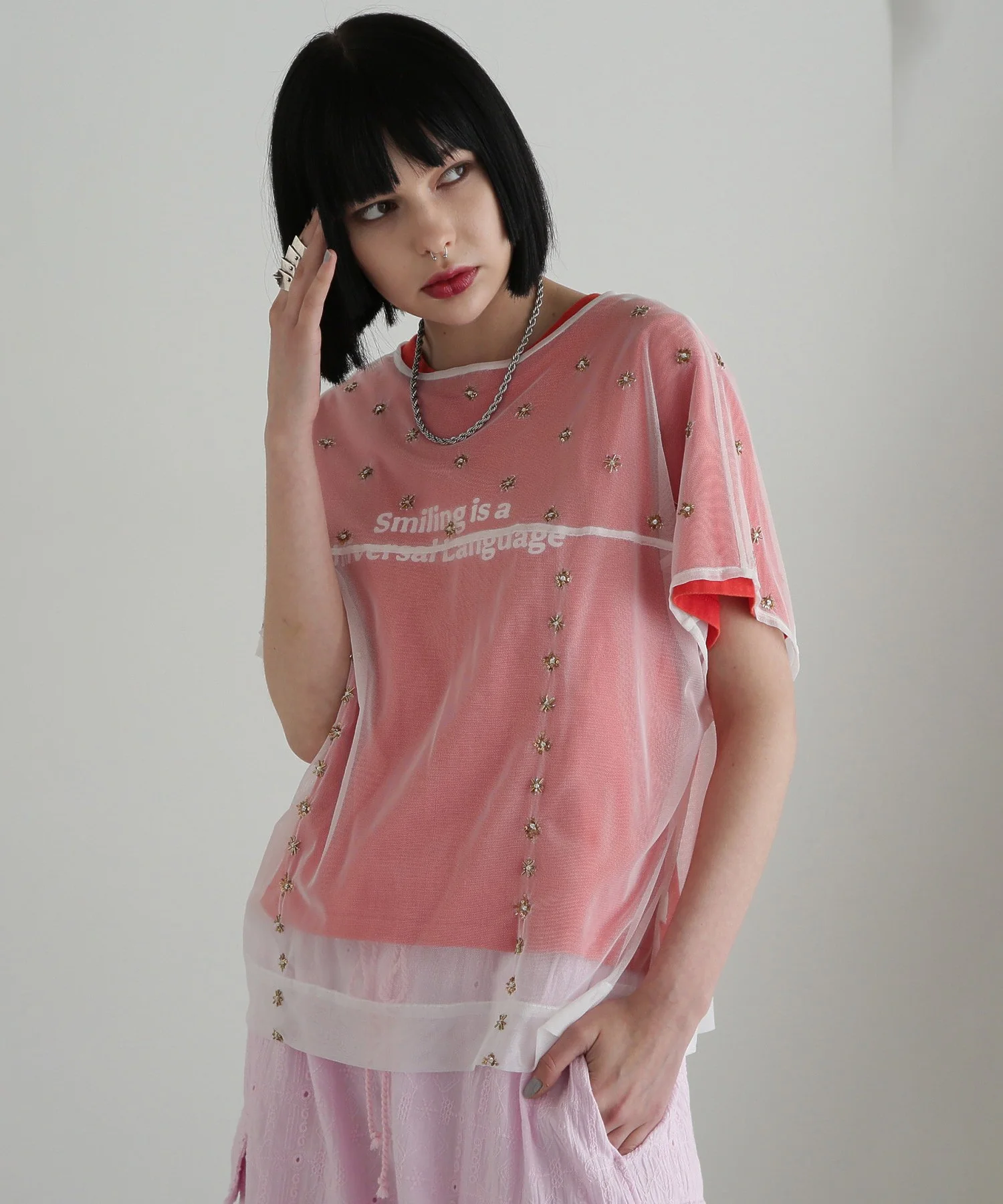 チュールシアーブラウス - Image 5