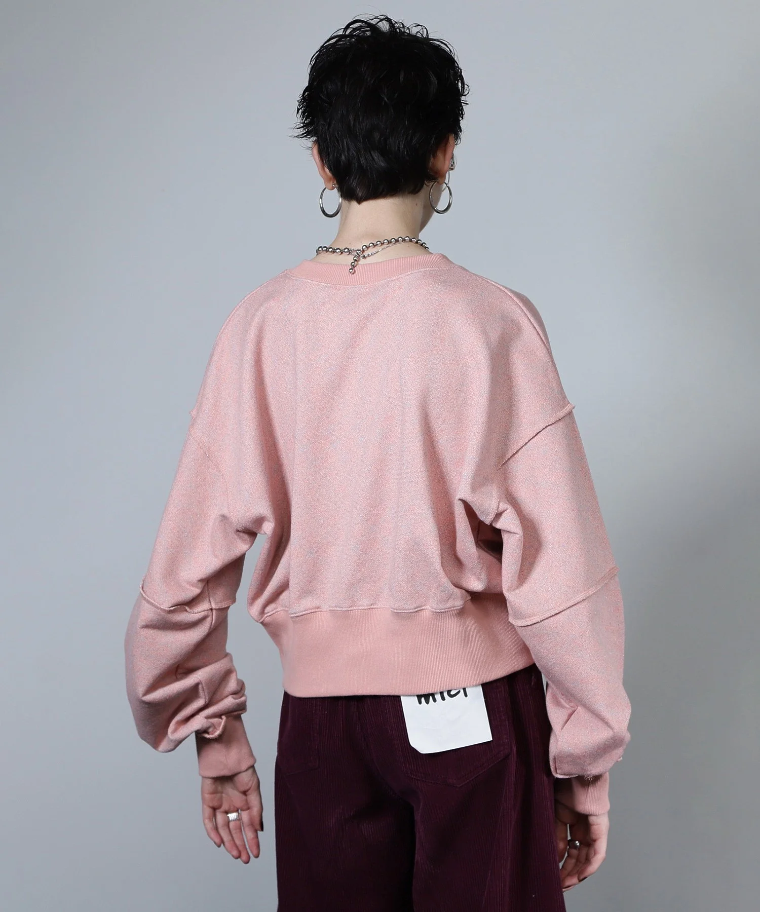 【WEB・一部店舗限定】ラメスウェットプルオーバー - Image 7