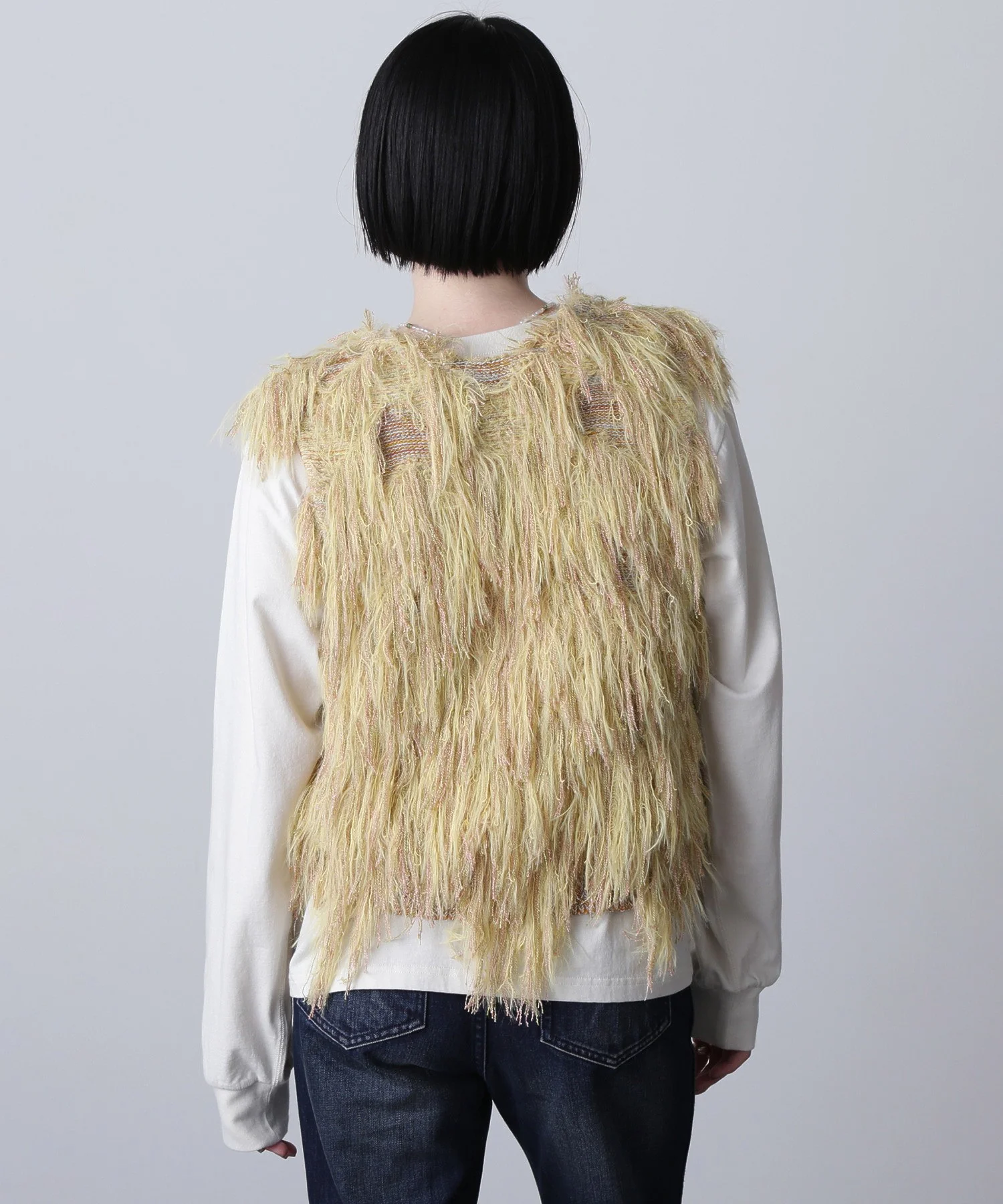 ジャカードフリンジベスト - Image 7