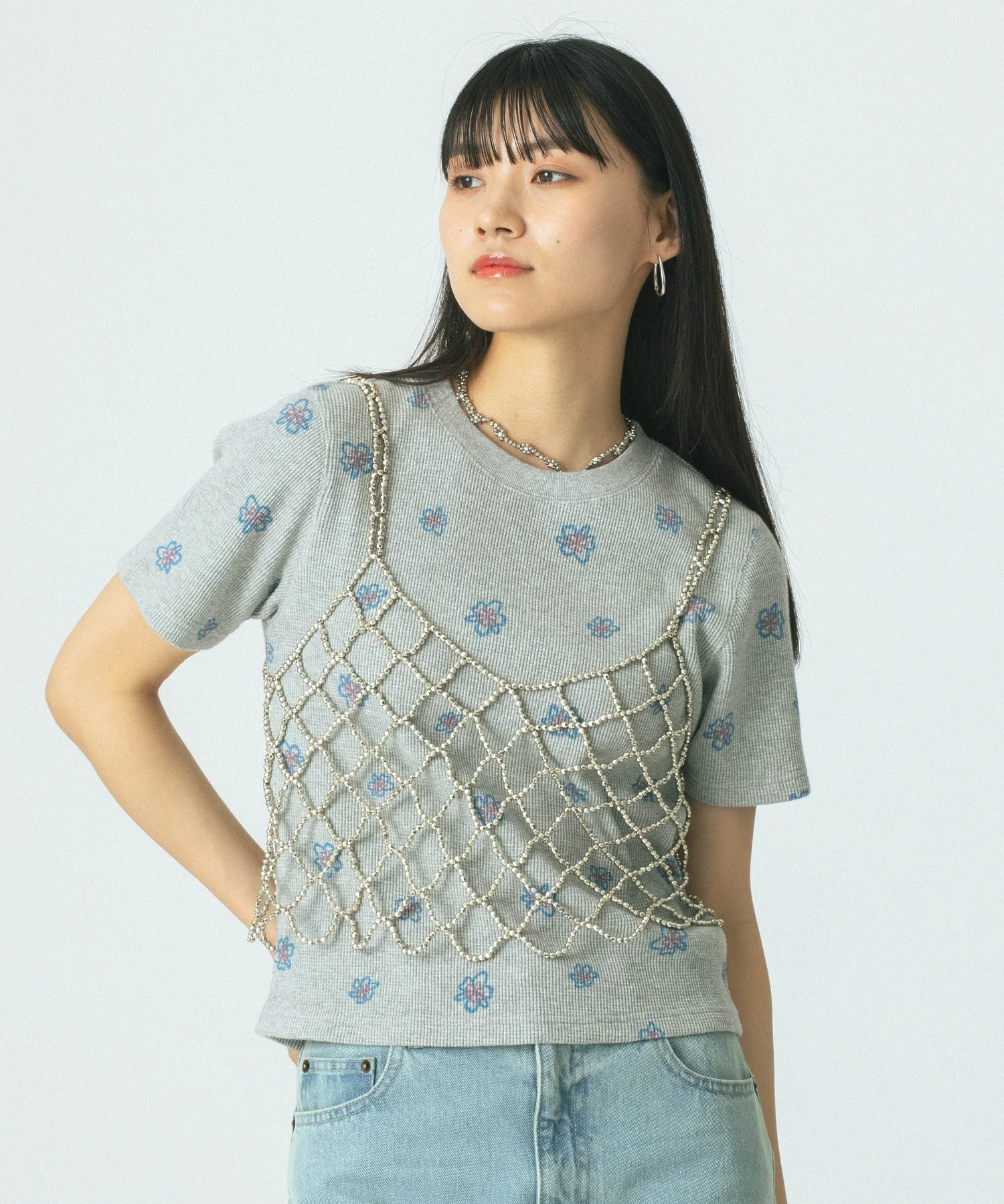 FLOWER PRINT S/S TEE - Image 15
