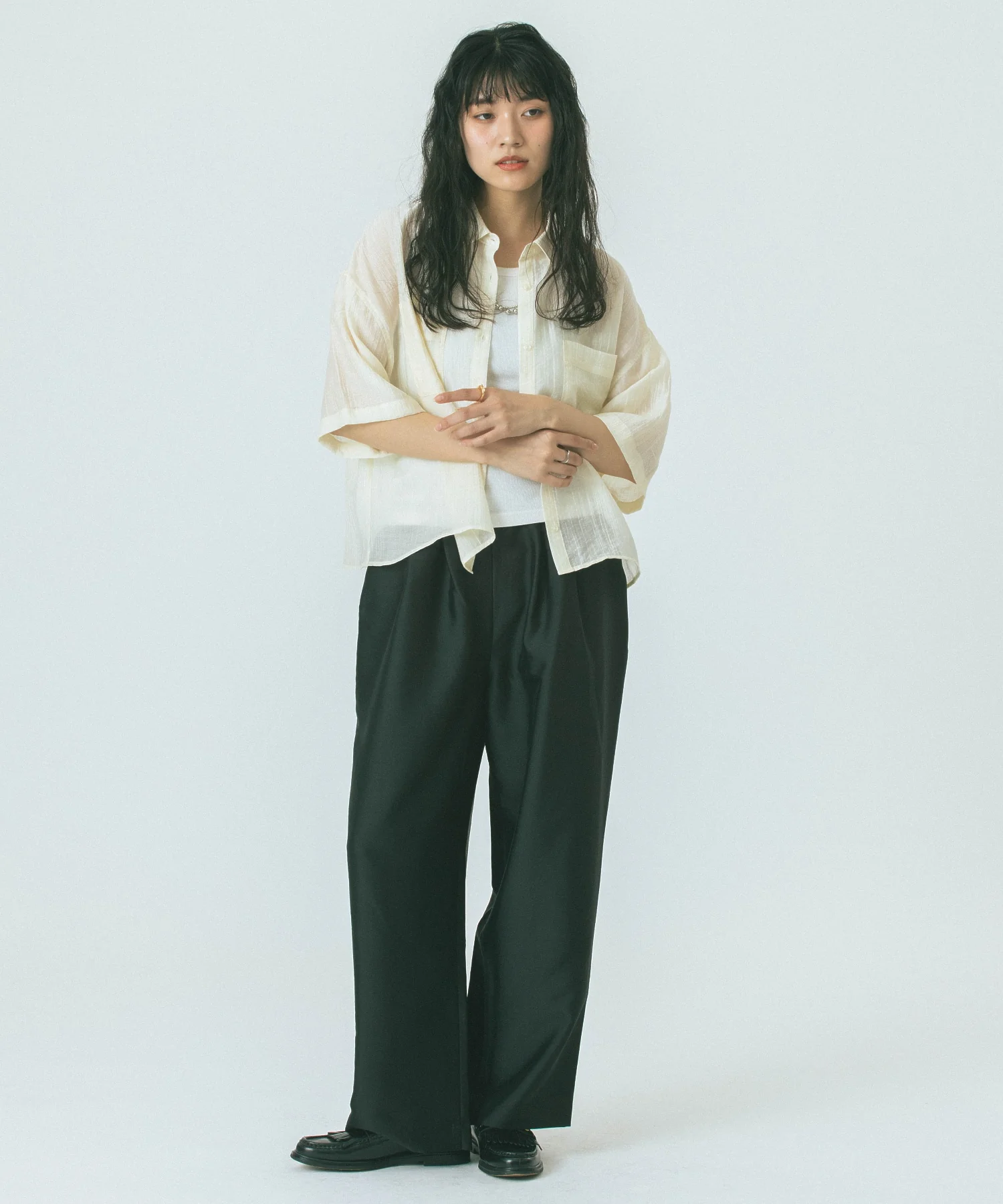 【WEB・一部店舗限定】CROPPED SHIRT - Image 5