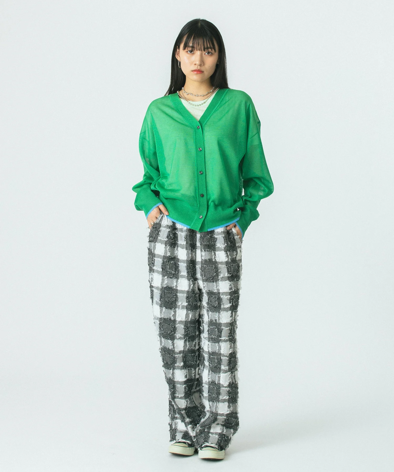 SHEER V CARDIGAN - Image 10