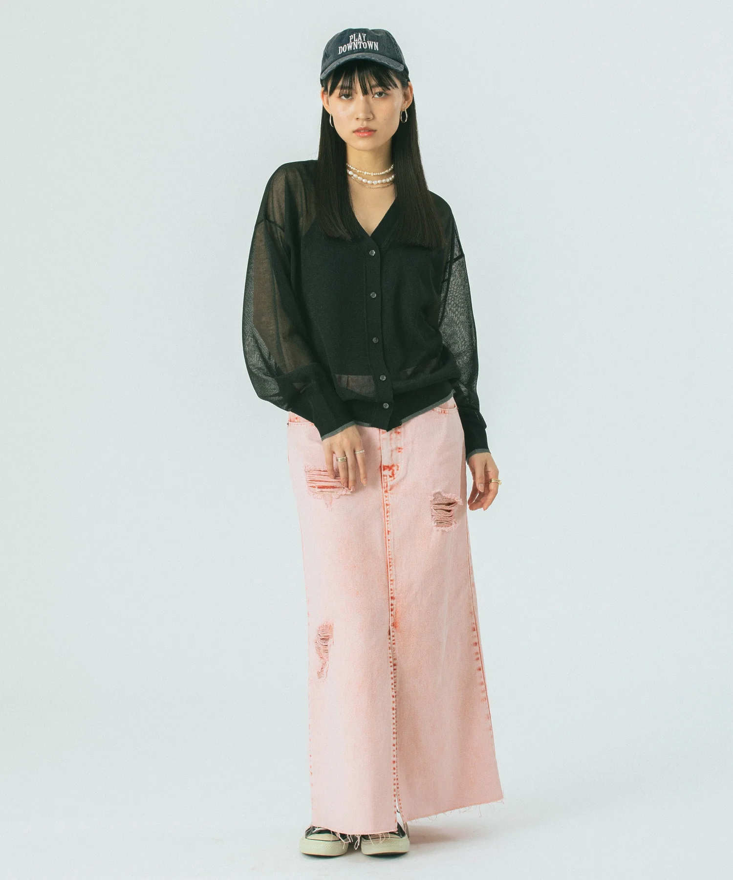 SHEER V CARDIGAN - Image 3