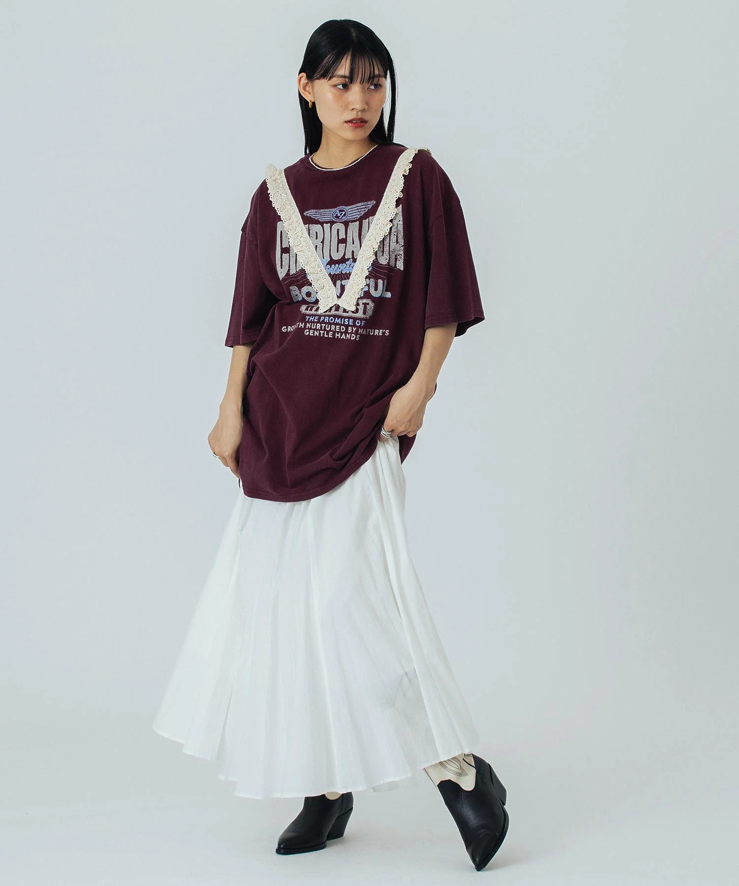 FLARED MAXI SKIRT - Image 29