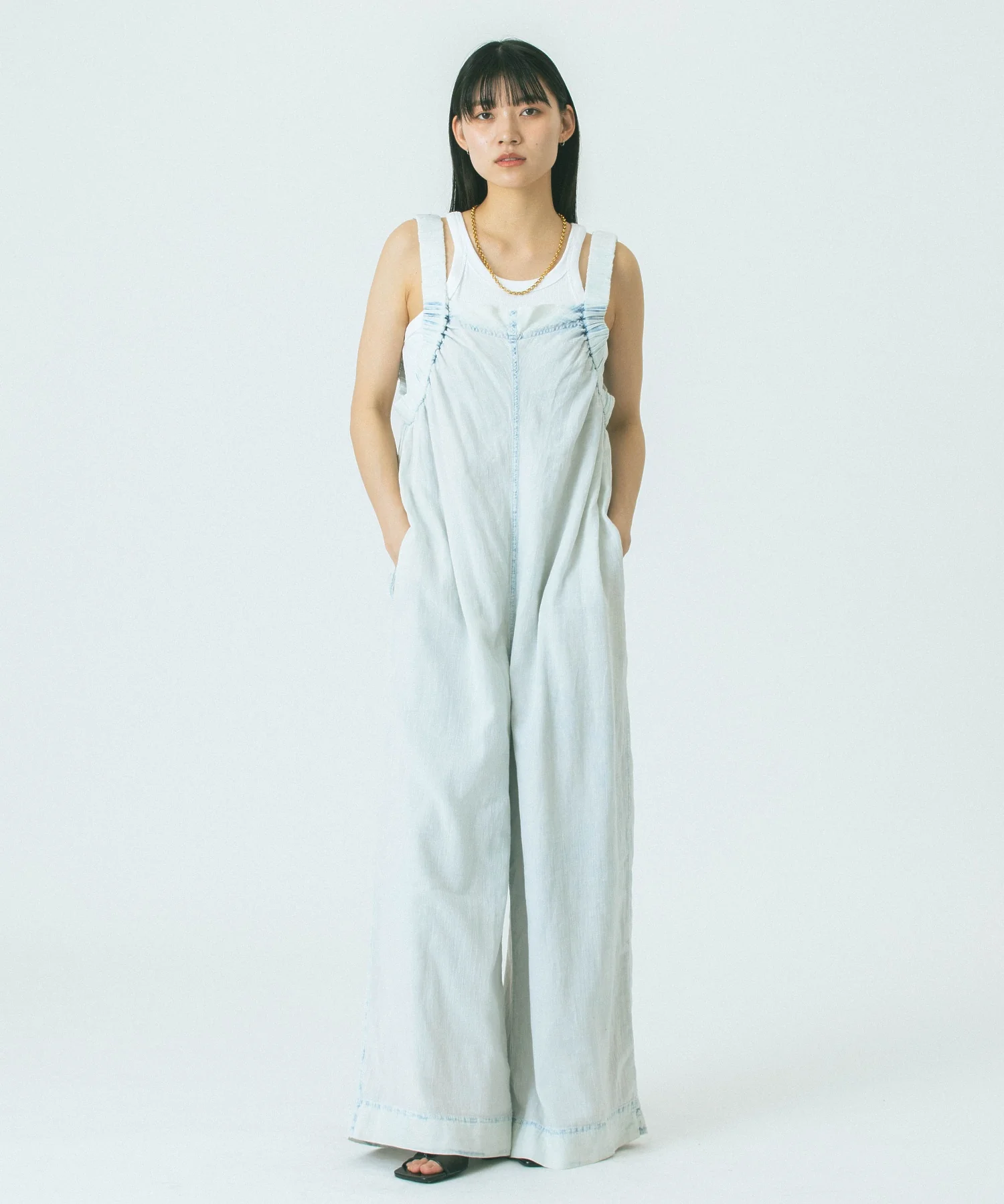 SHOULDER GATHERED COMBINAISON - Image 13