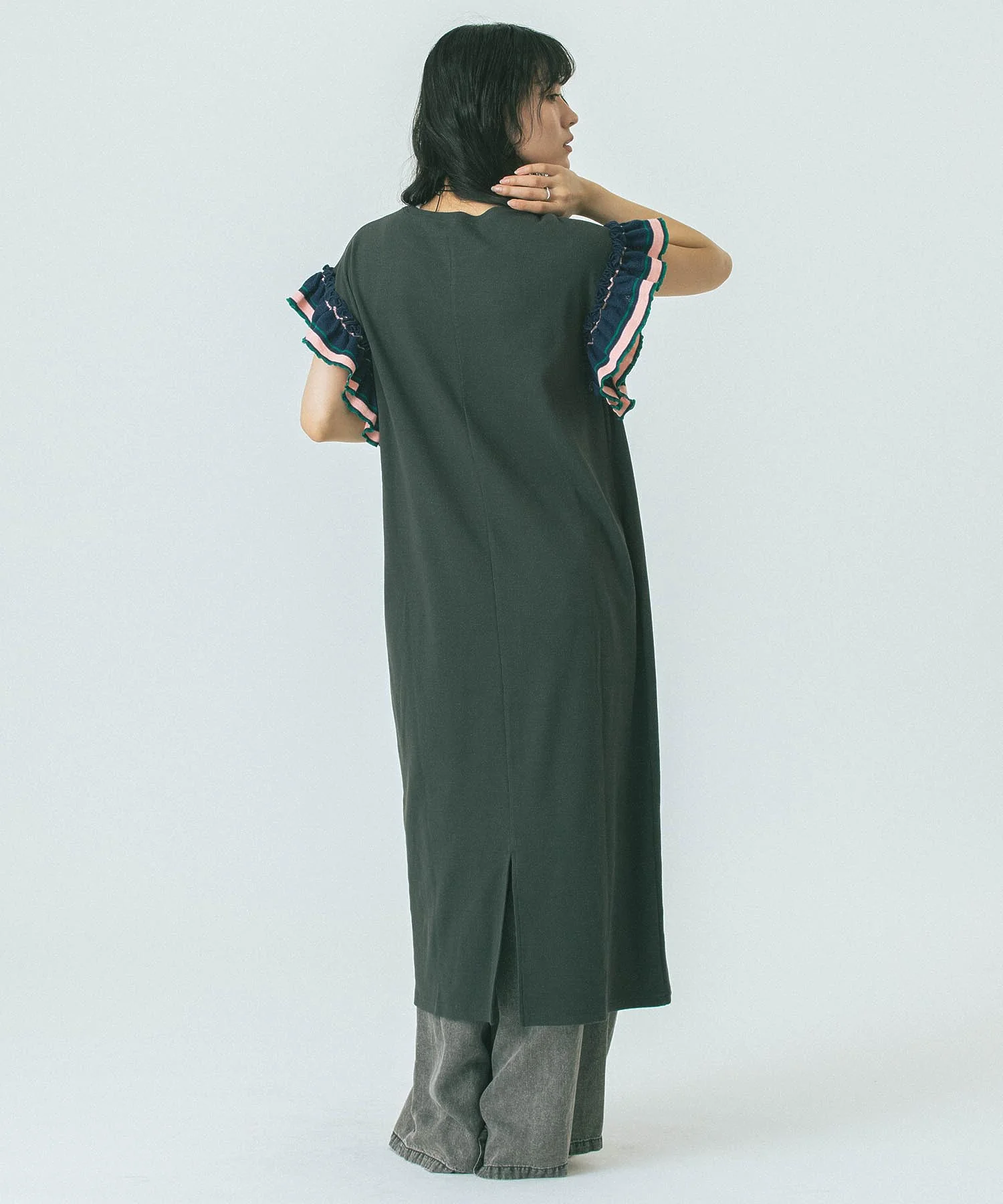 FRILL SLEEVE DRESS - Image 7