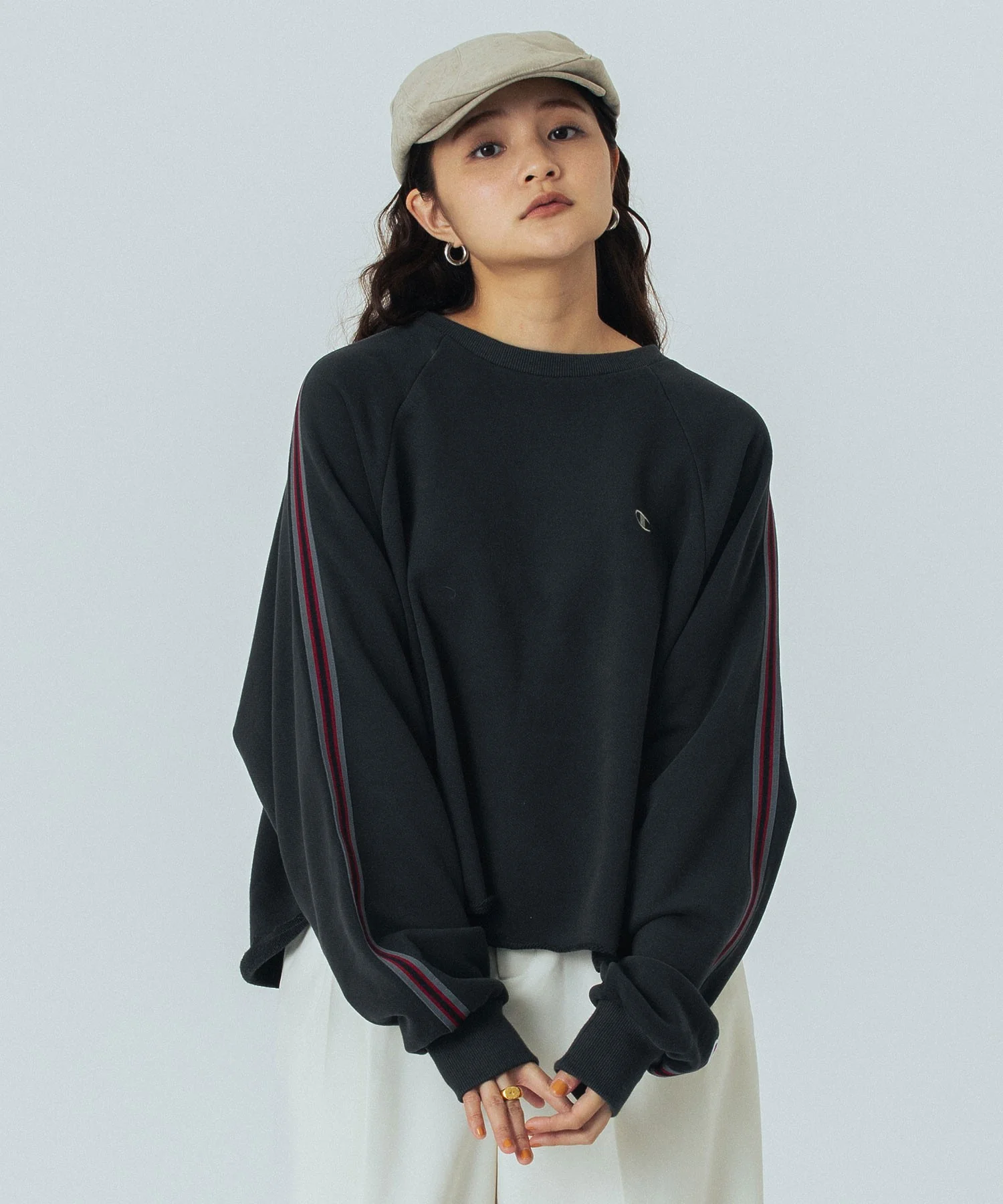 【Champion別注】ROSE BUD×Champion SIDE LINE SWEAT - Image 3