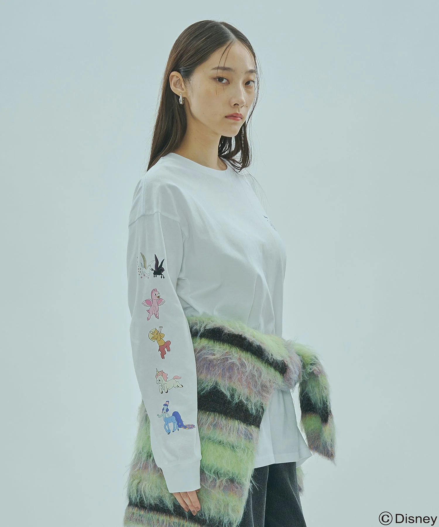 DISNEY『FANTASIA』/SLEEVE PRINT L/S TEE - Image 5