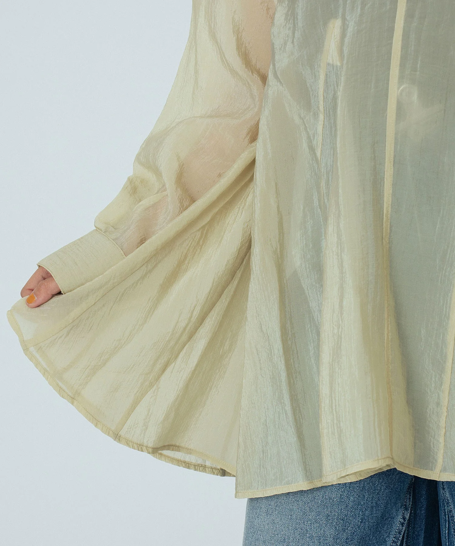 BACK RIBBON BLOUSE - Image 7