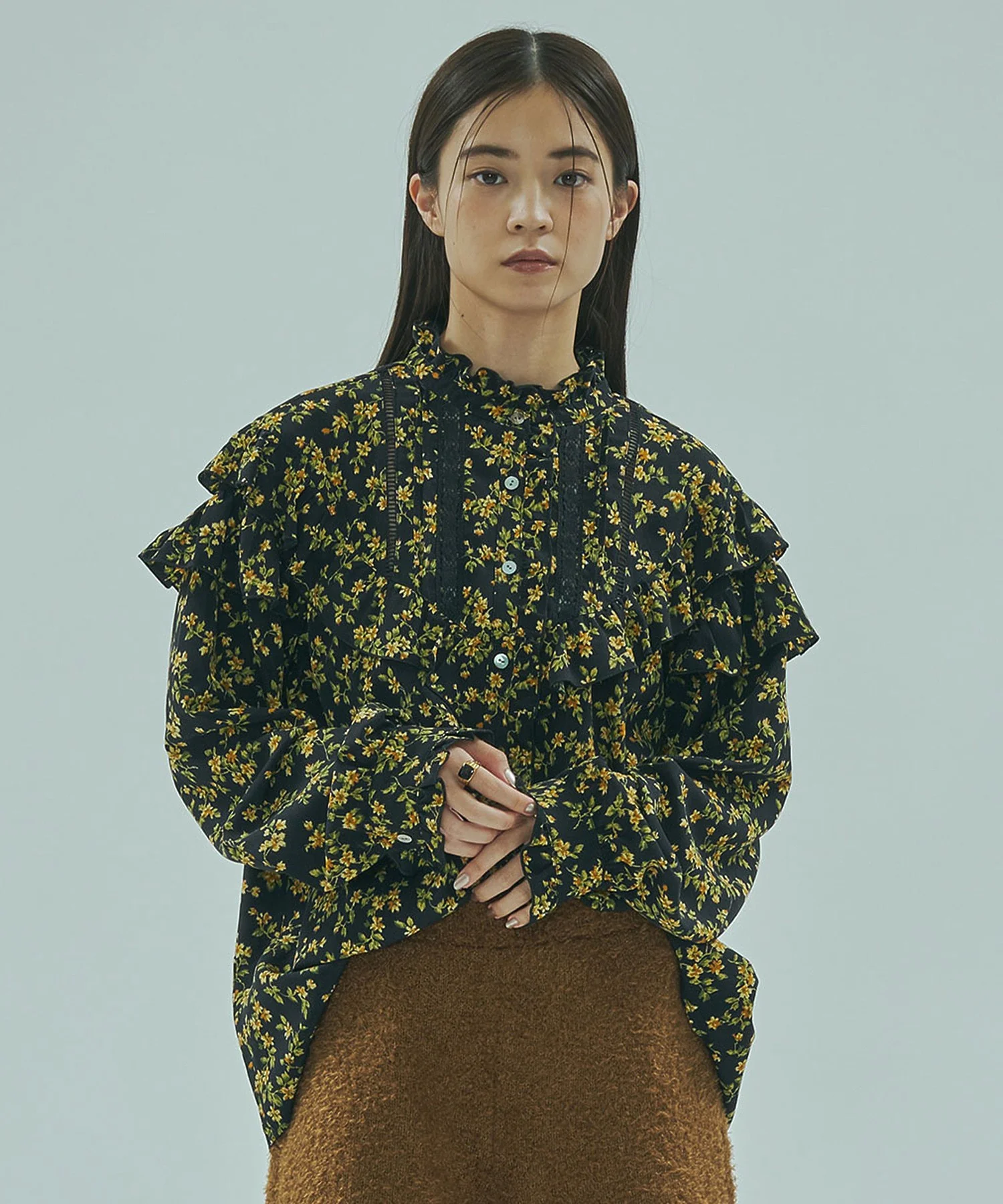 FLOWER PRINT BLOUSE - Image 2