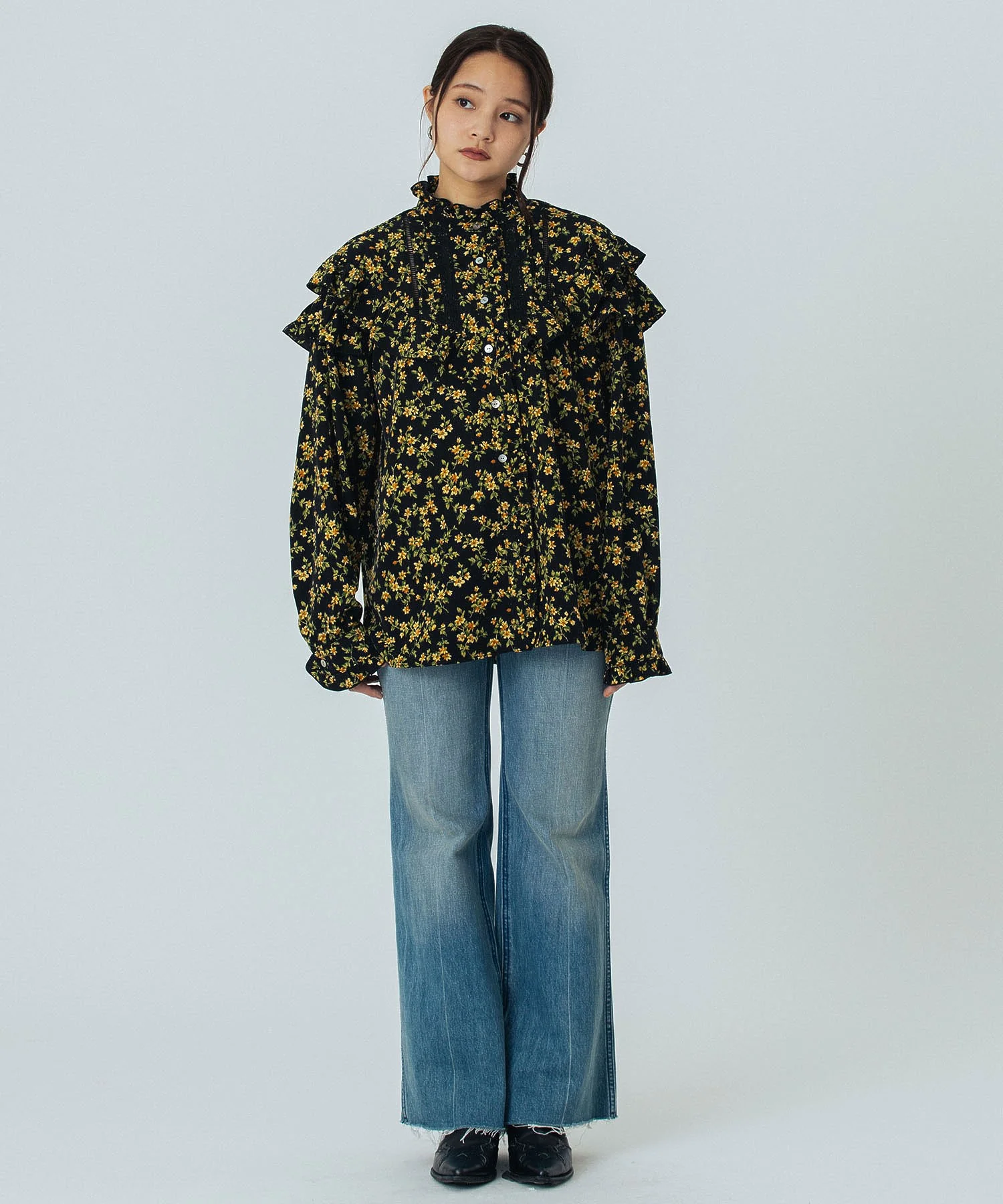 FLOWER PRINT BLOUSE - Image 24