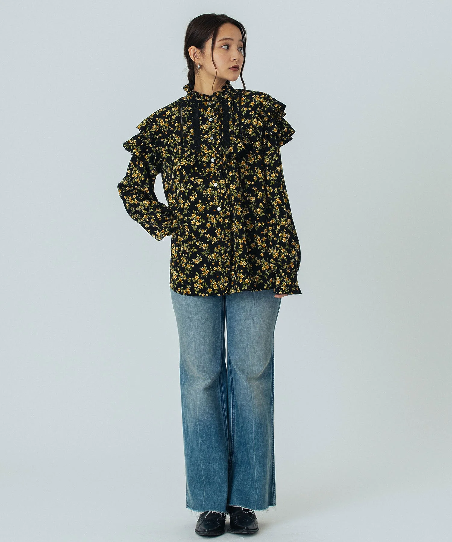 FLOWER PRINT BLOUSE - Image 25