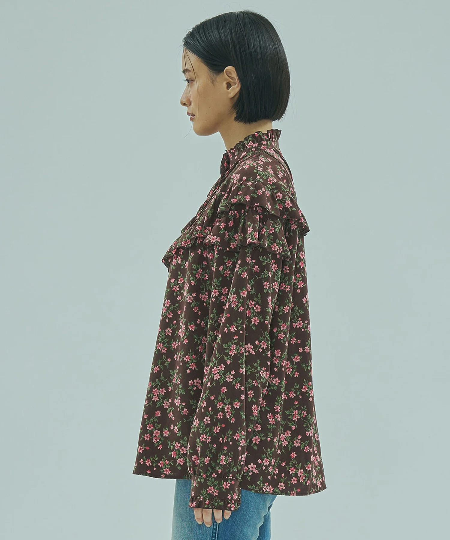 FLOWER PRINT BLOUSE - Image 3
