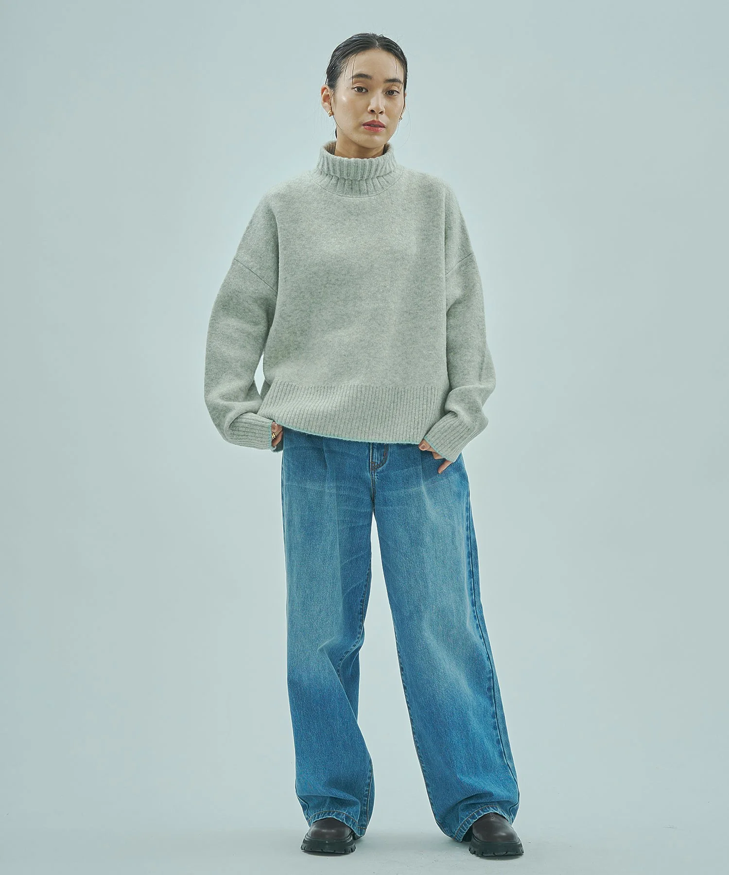 HIGHNECK KNIT TOP - Image 34