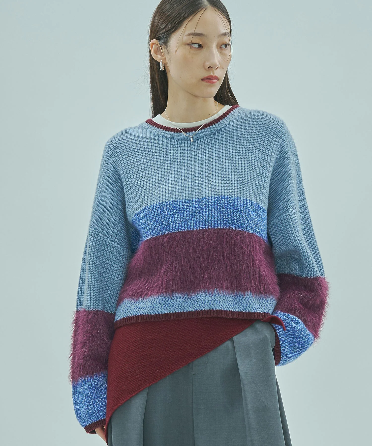 CROPPED BLOKING KNIT - Image 6