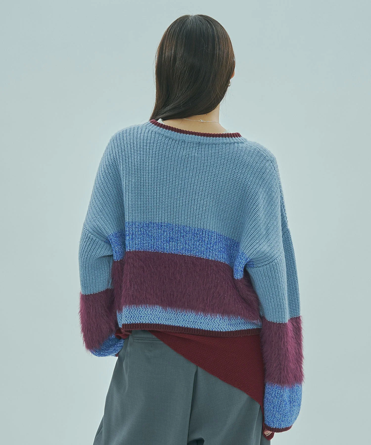 CROPPED BLOKING KNIT - Image 8