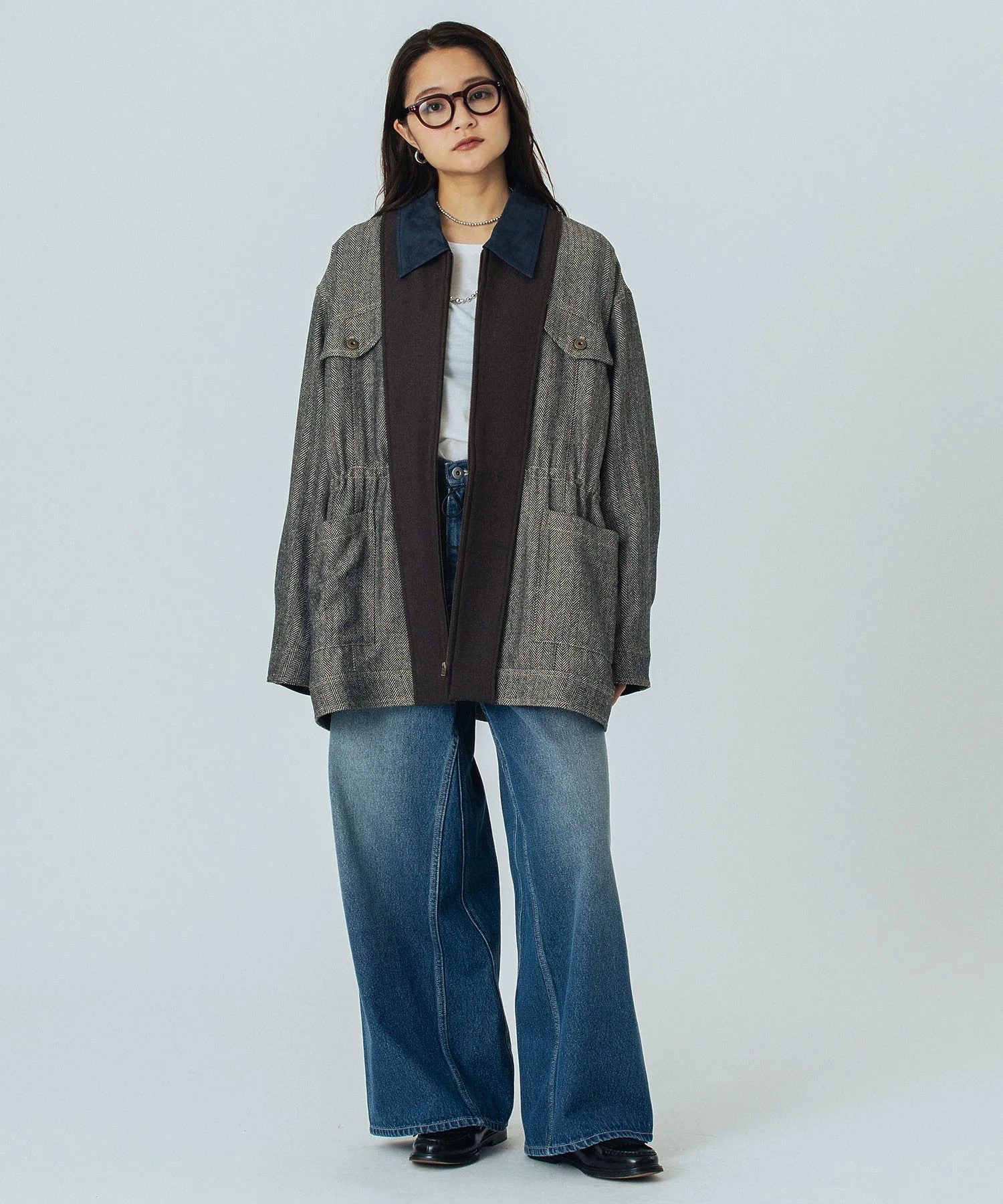 HERRINGBONE HUNTING JACKET - Image 20