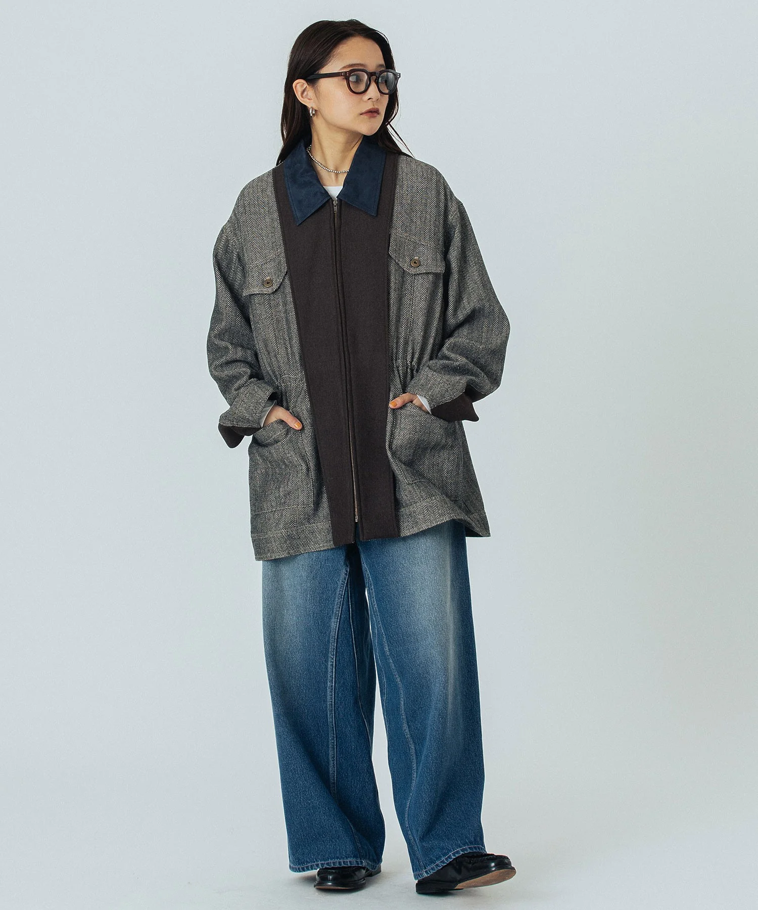 HERRINGBONE HUNTING JACKET - Image 26