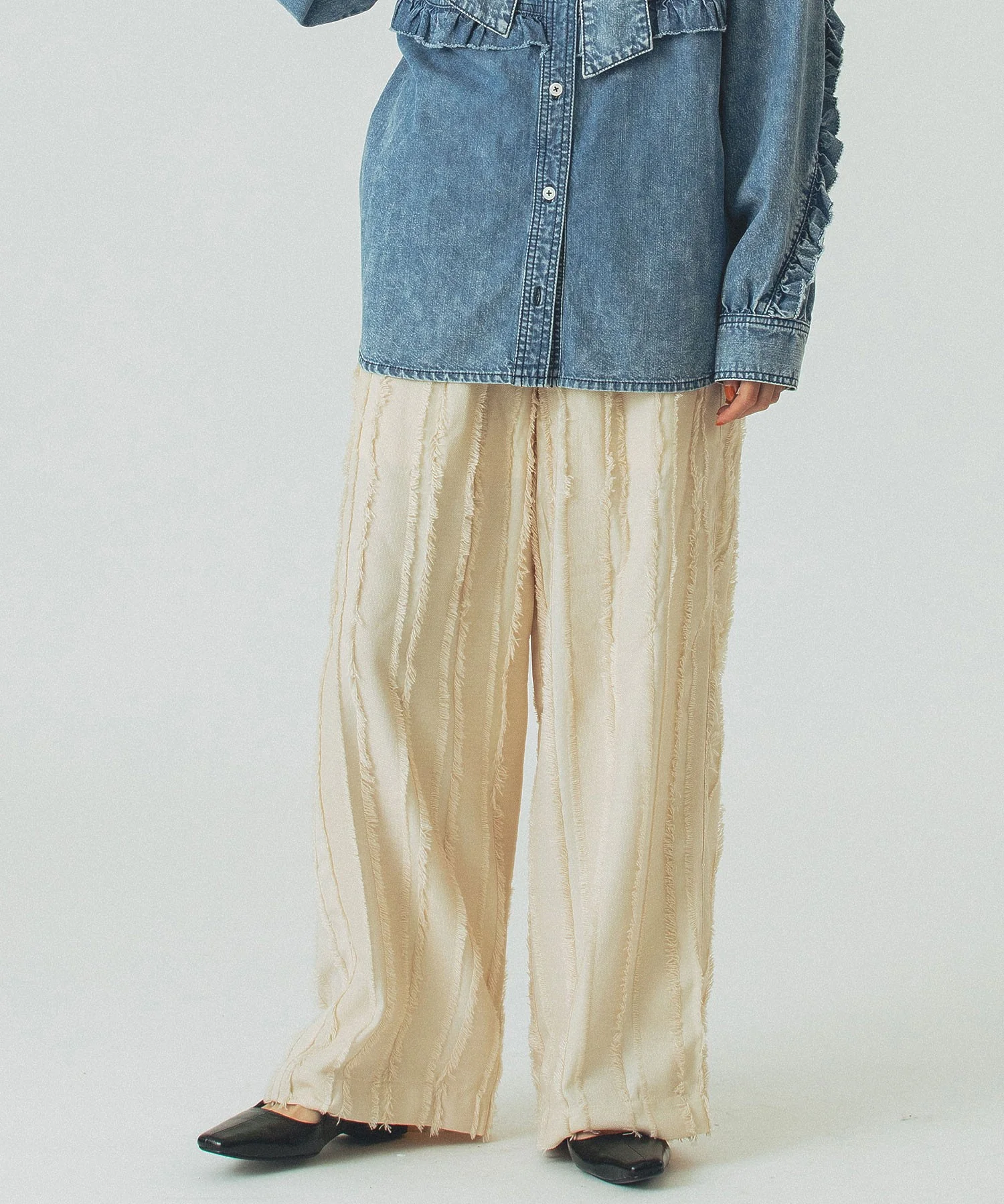 EASY JACQUARD PANTS